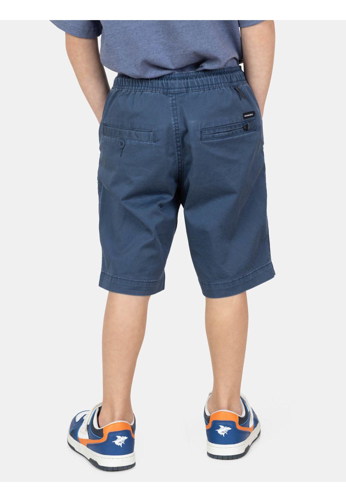 Bermuda Jogger Brivida Celeste Infantil Maui And Sons-1