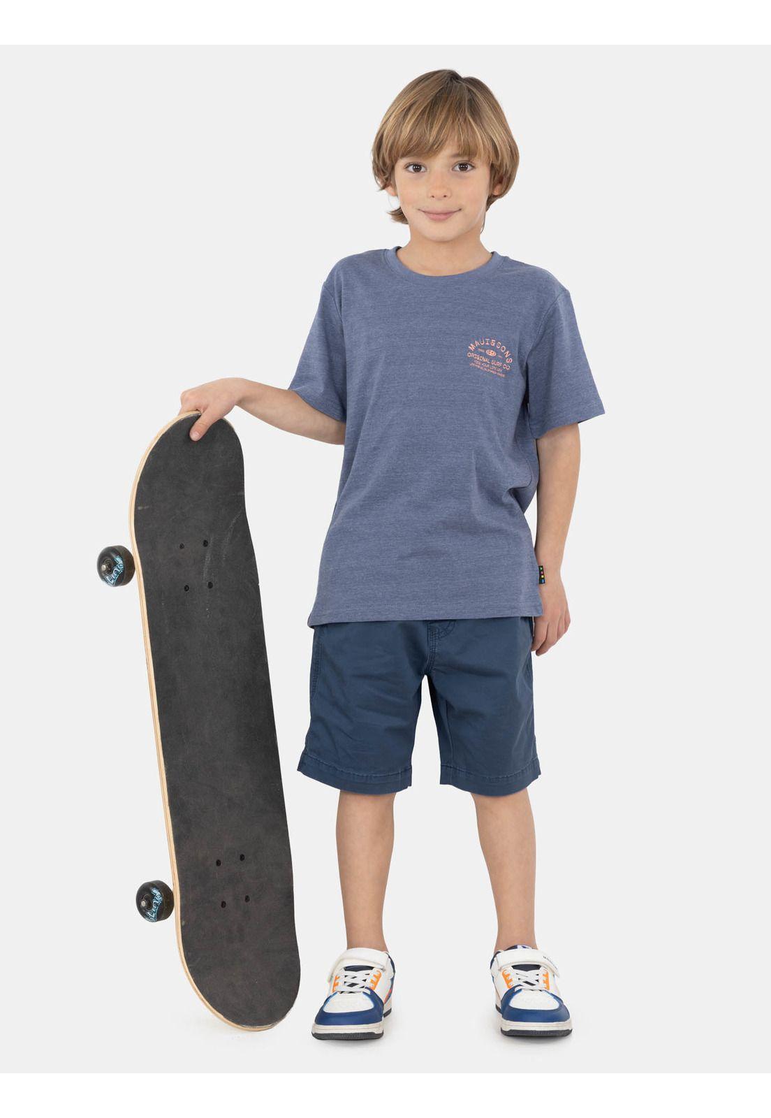 Bermuda Jogger Brivida Celeste Infantil Maui And Sons-3