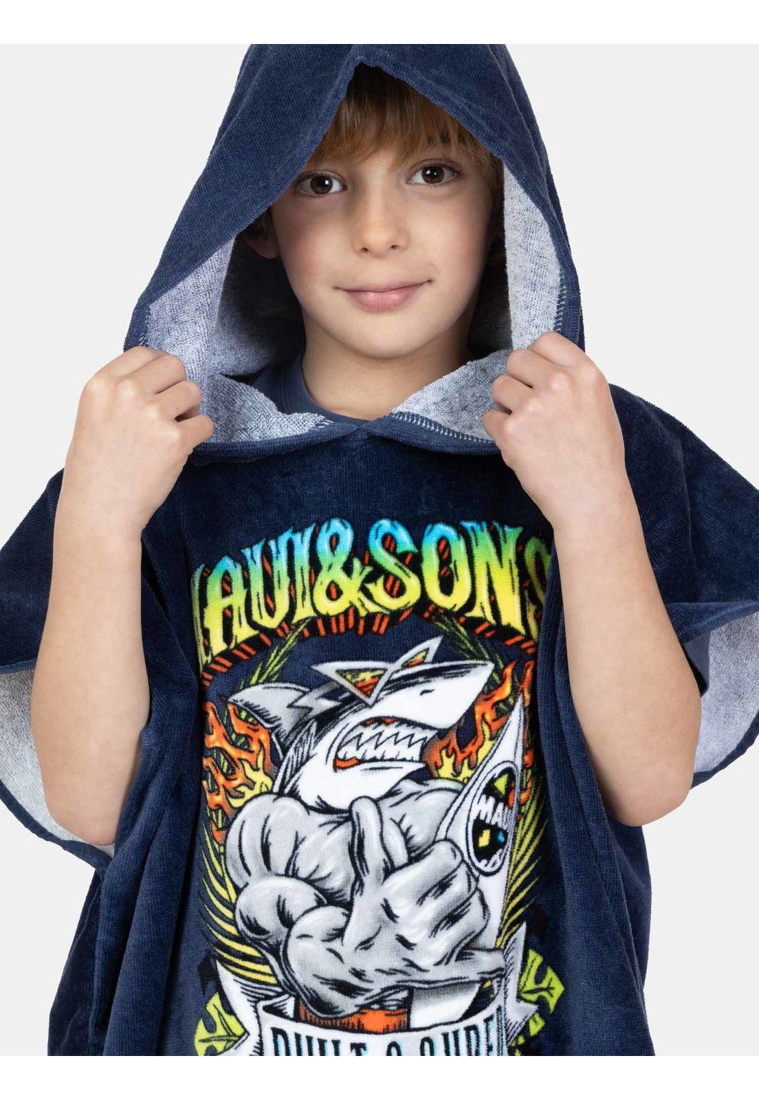 Toalla Ventisca Azul Niño Maui And Sons-2