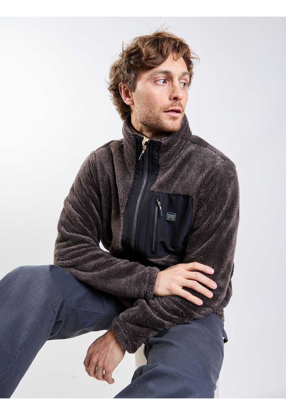 Poleron Chiporro Steelcore Café Hombre Maui And Sons-7