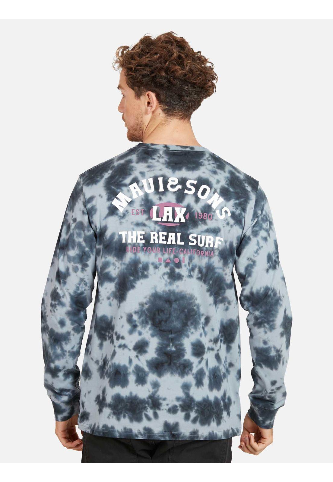 Polera THE REAL SURF CO. Hombre Multicolor Maui & Sons-1