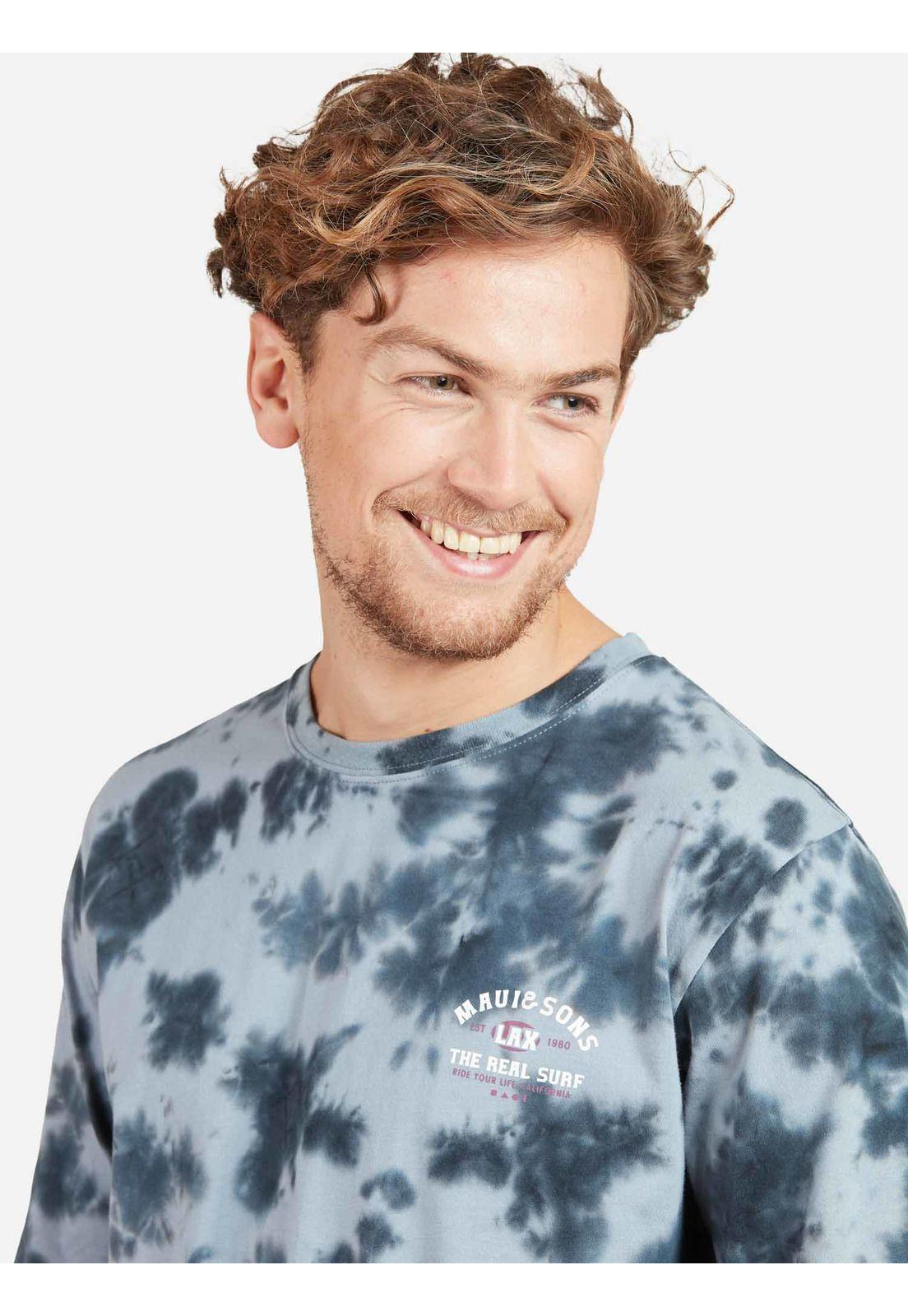 Polera THE REAL SURF CO. Hombre Multicolor Maui & Sons-2
