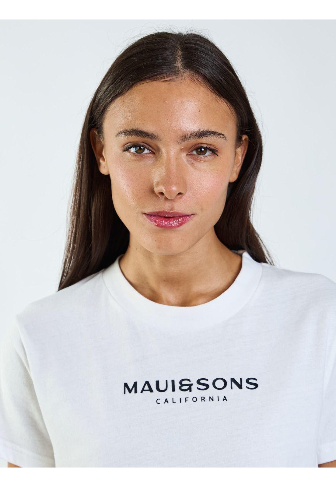 Polera MC Rhea Blanco Mujer Maui and Sons-3