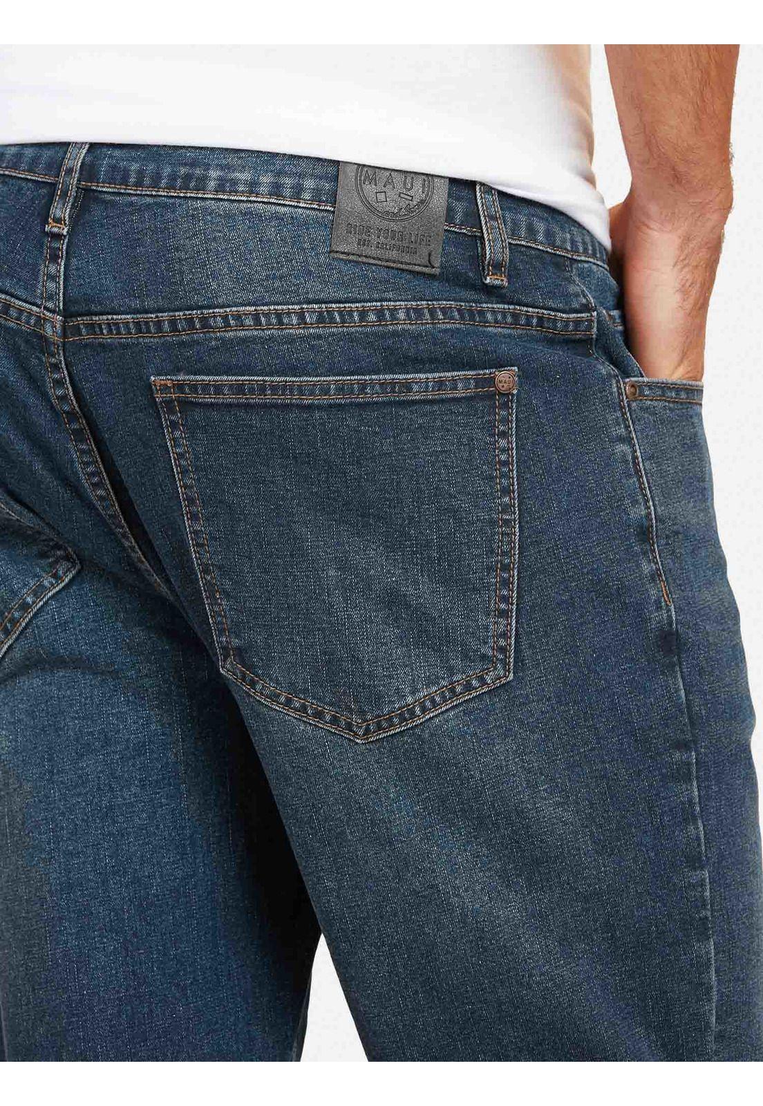 Pantalon Slim Maui Denim Hombre Azul Maui And Sons-2