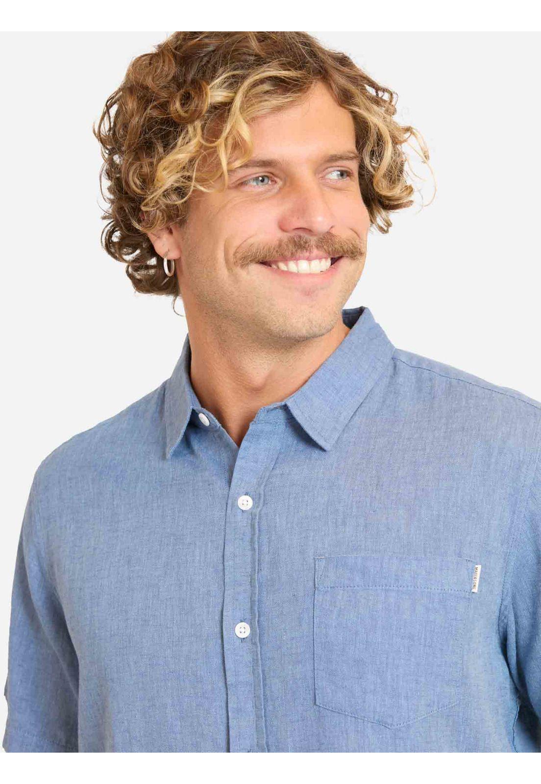 Camisa MC Kairu Celeste Hombre Maui And Sons-2