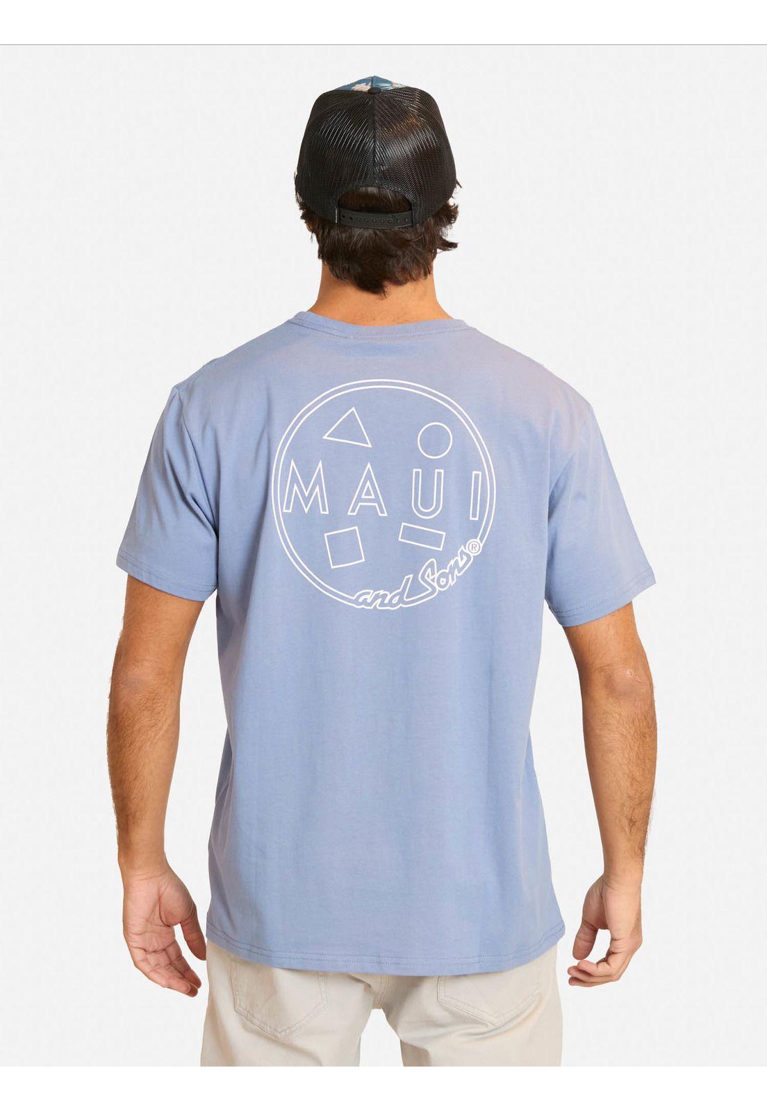 Polera MC Amax Morado Hombre Maui And Sons-1