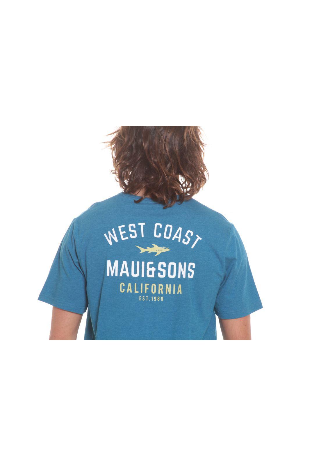 Polera Hombre 5P164-MV20 Azul Maui and Sons-2