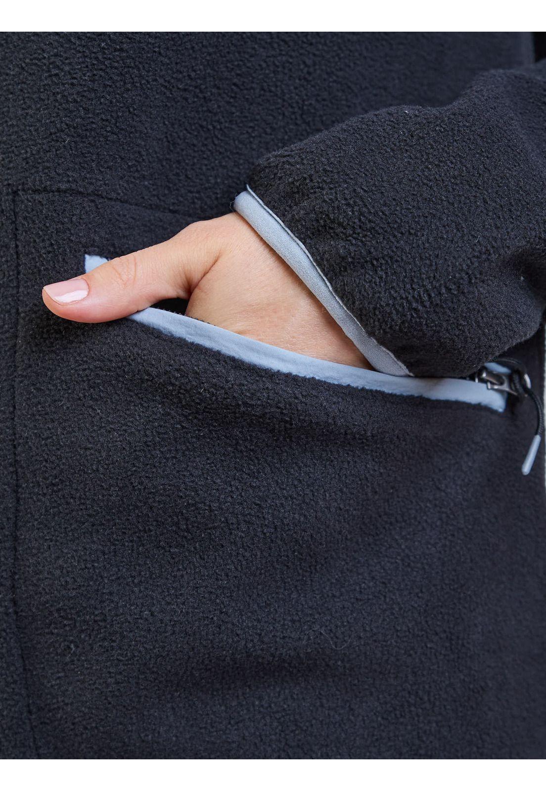 Poleron Polar Simply Taupe Negro Mujer Maui And Sons-7