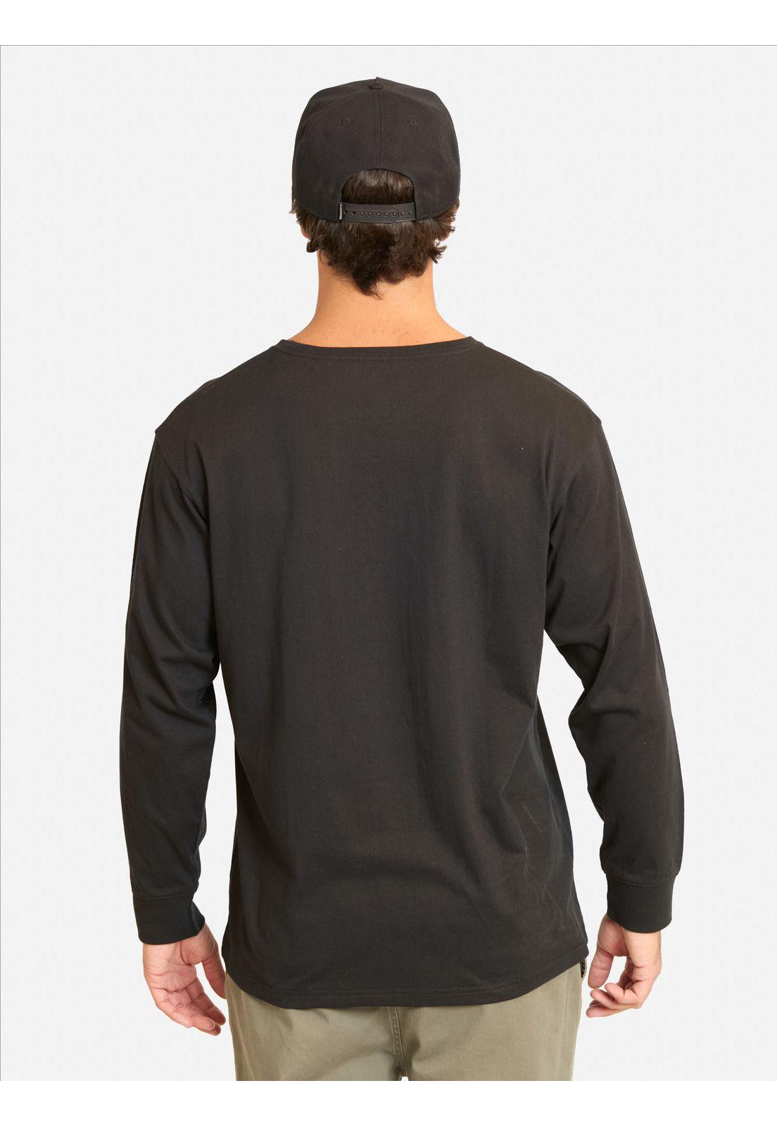 Polera ML Nisin Negro Hombre Maui And Sons-1