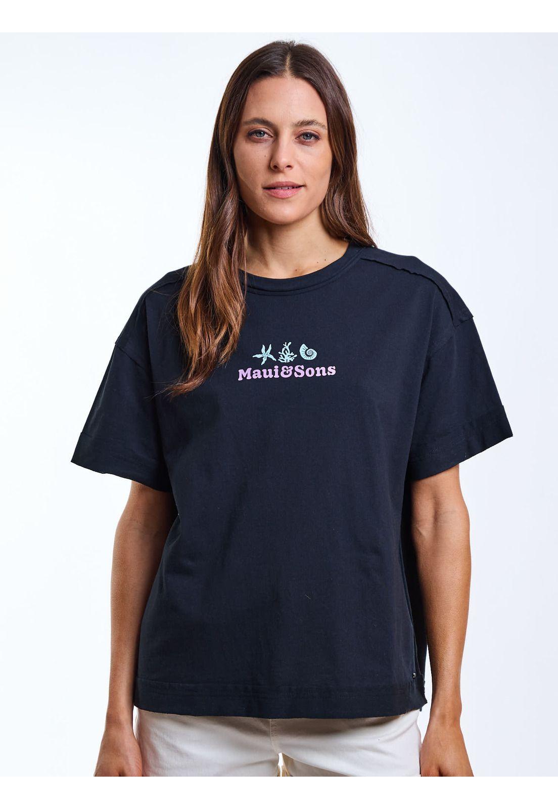 Polera MC Bria Negro Mujer Maui and Sons-0