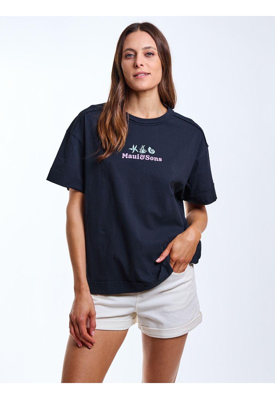 Polera MC Bria Negro Mujer Maui and Sons-5