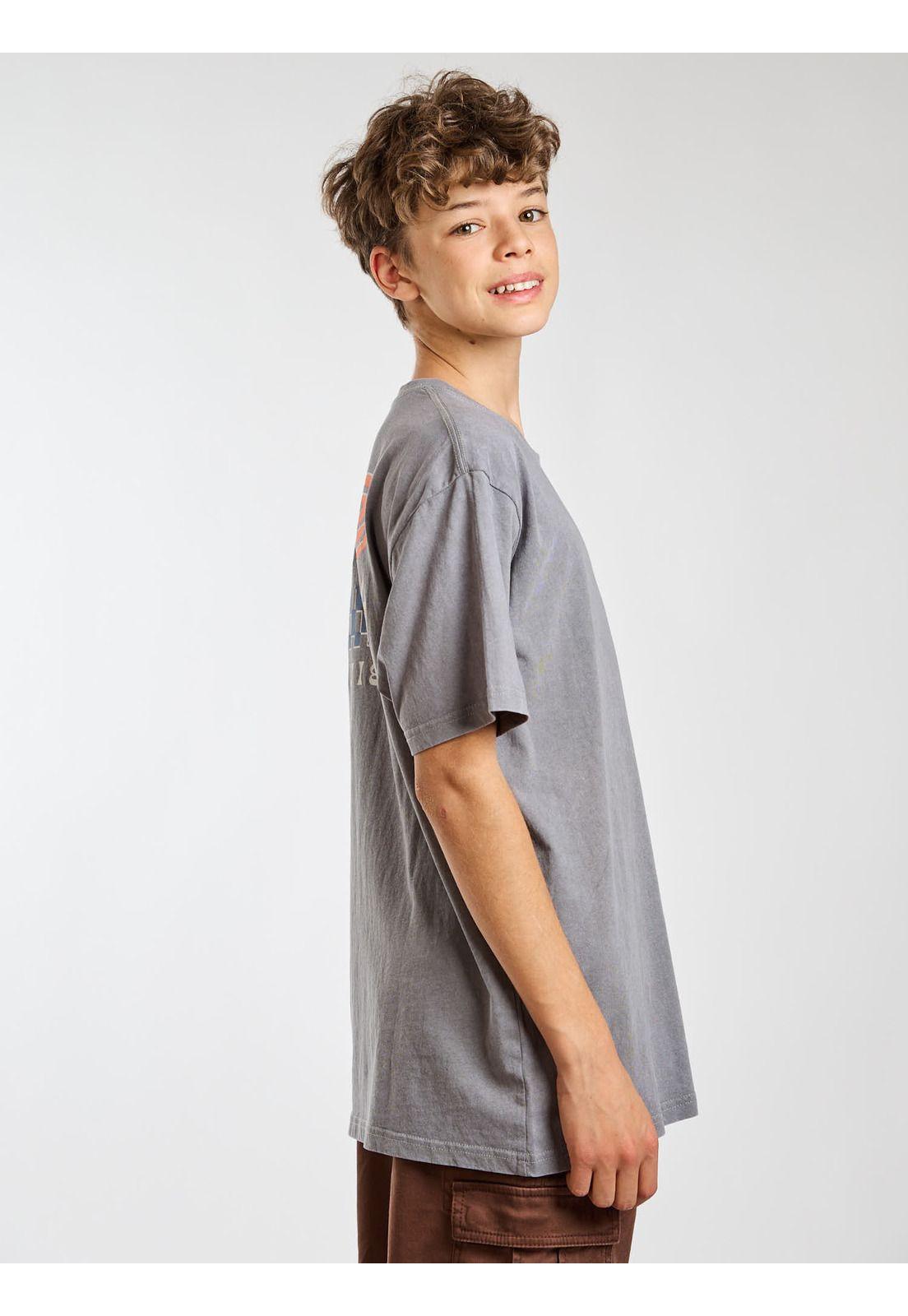 Polera MC Hale Gris Infantil Maui and Sons-2