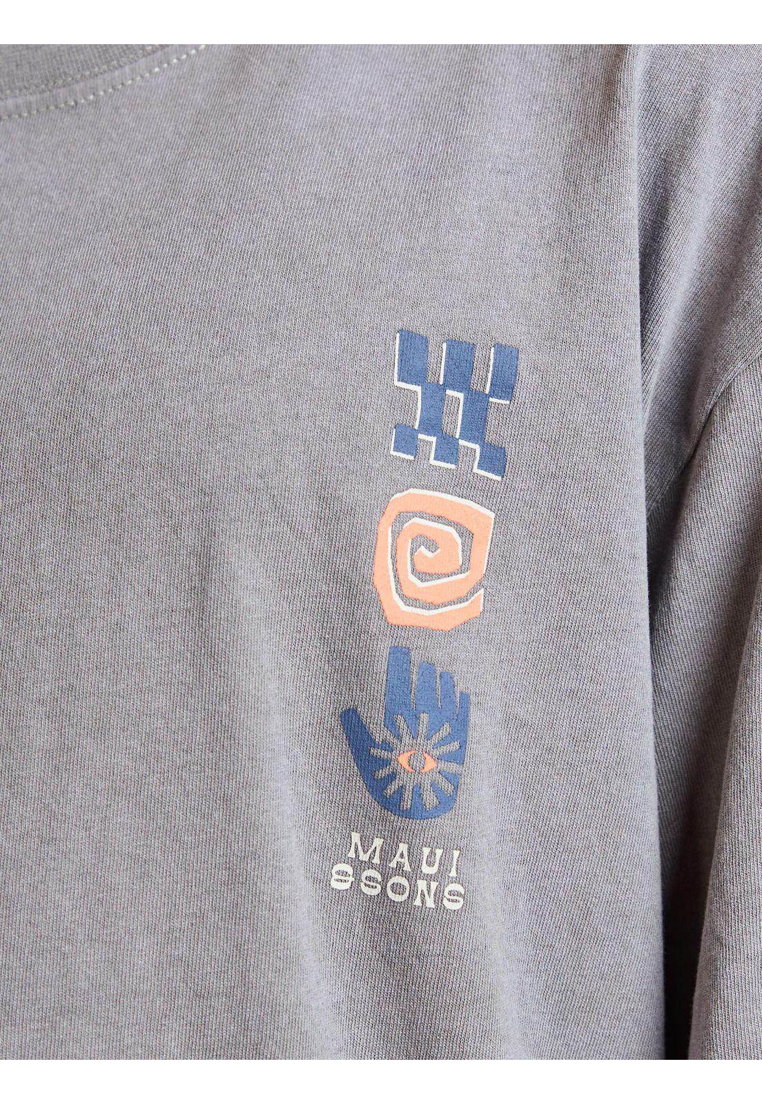 Polera MC Hale Gris Infantil Maui and Sons-5