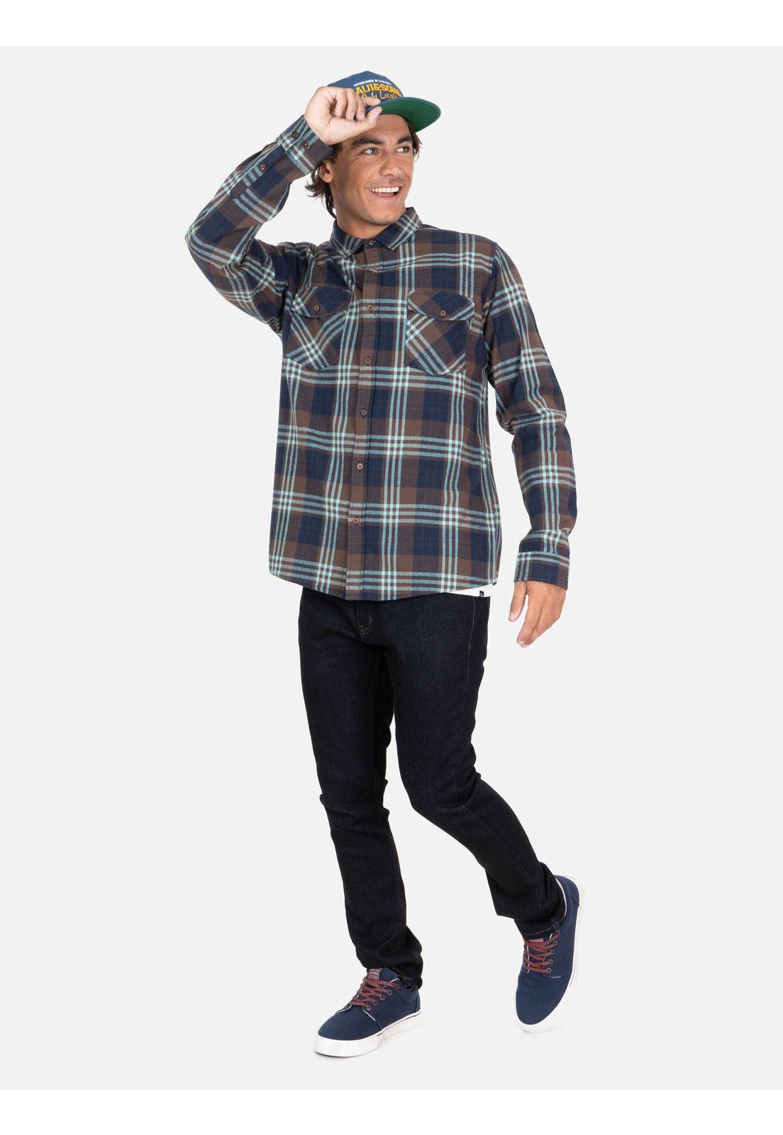 Camisa Query Multicolor Hombre Maui And Sons-3