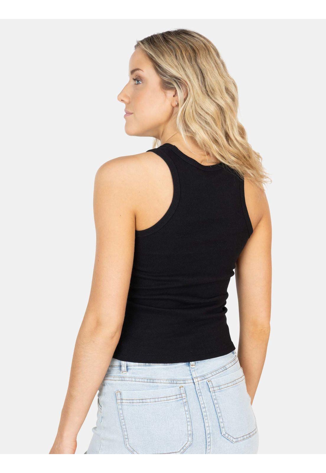 Polera SM Oani Negro Mujer Maui And Sons-1