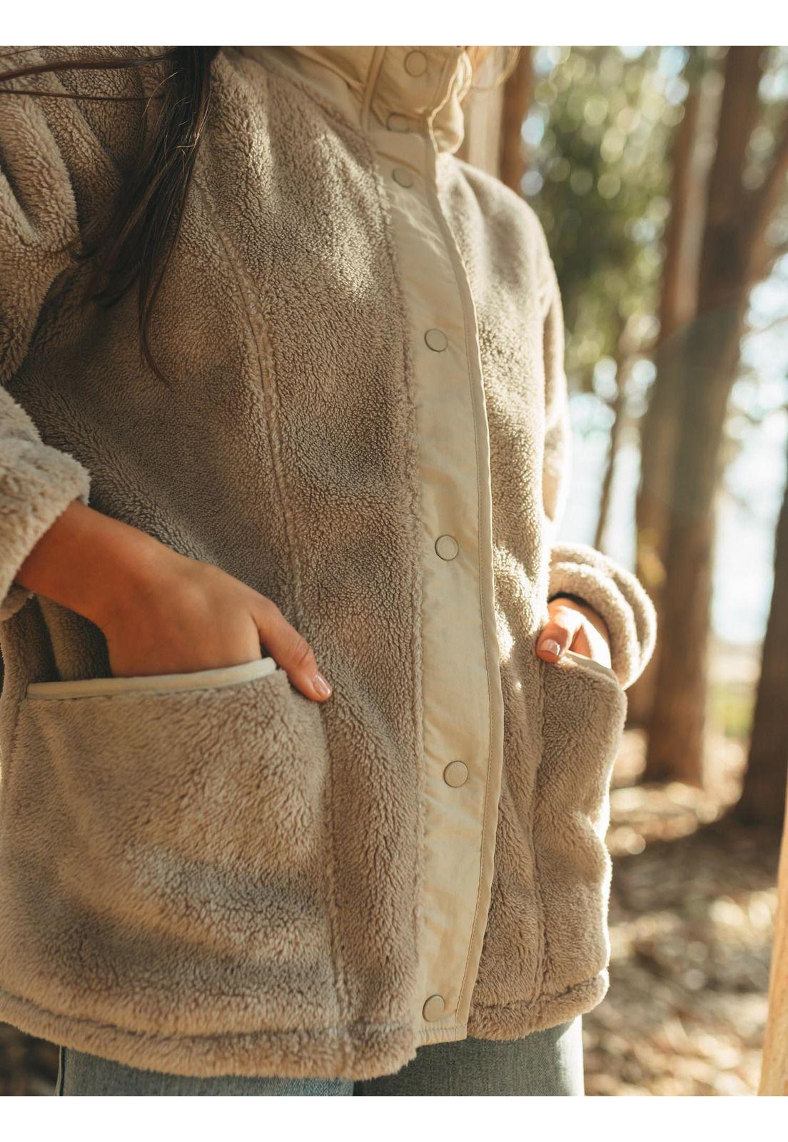 Poleron Pyron Beige Mujer Maui And Sons-2