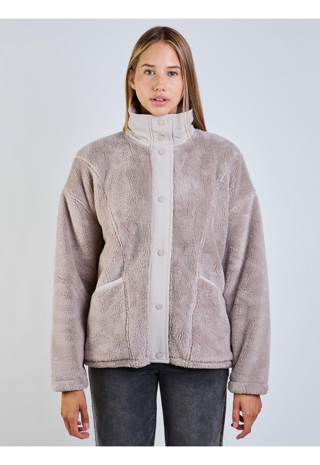 Poleron Pyron Beige Mujer Maui And Sons-3