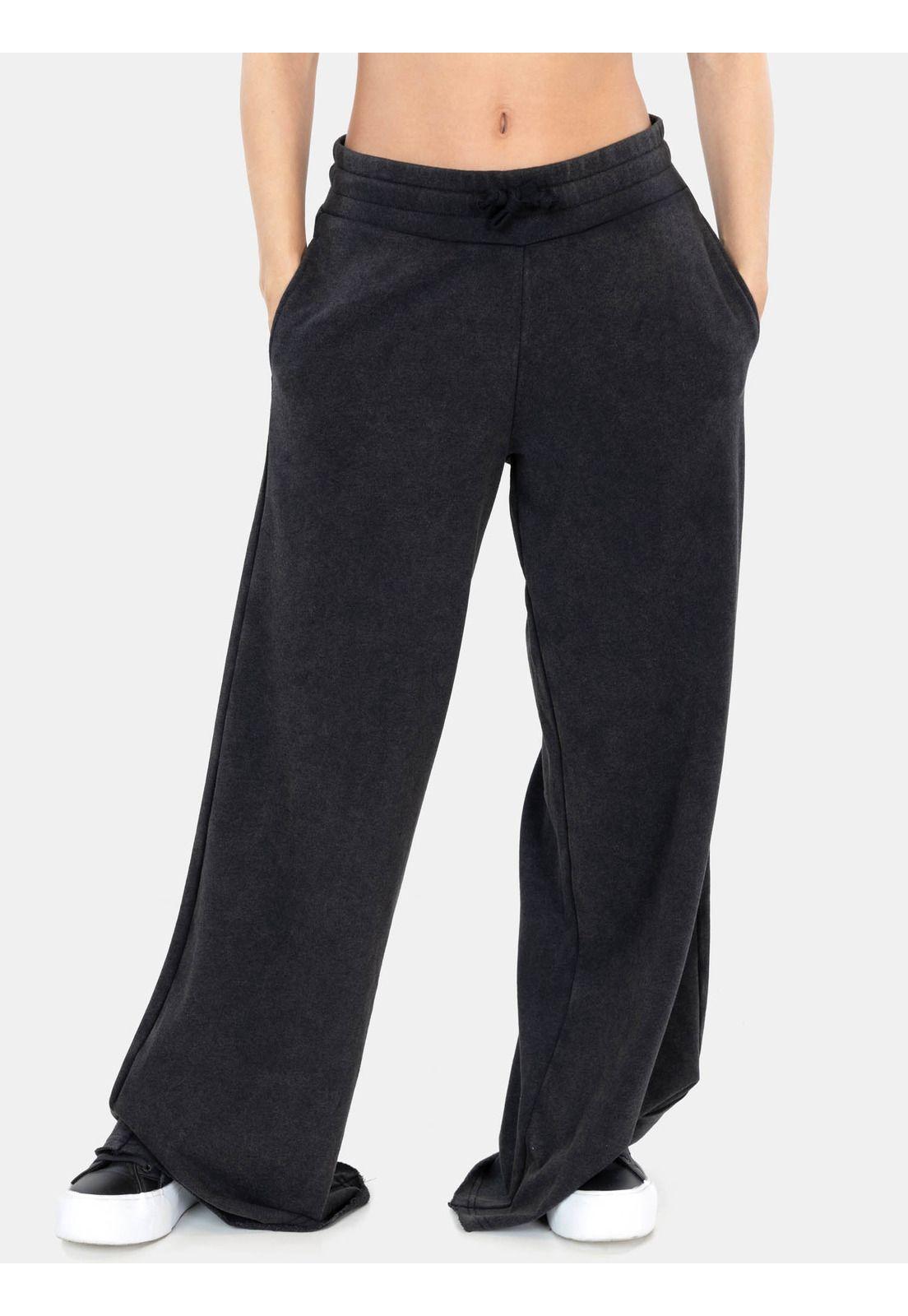 Pantalon Olympus Negro Mujer Maui And Sons-0