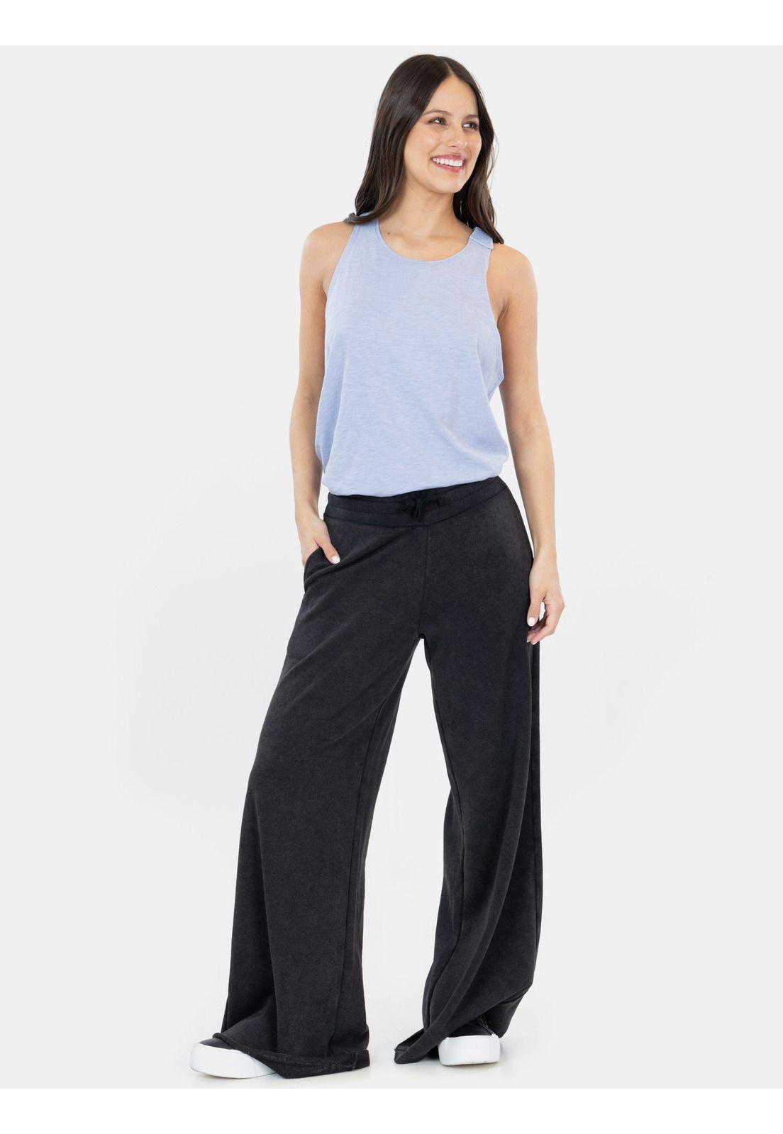 Pantalon Olympus Negro Mujer Maui And Sons-1