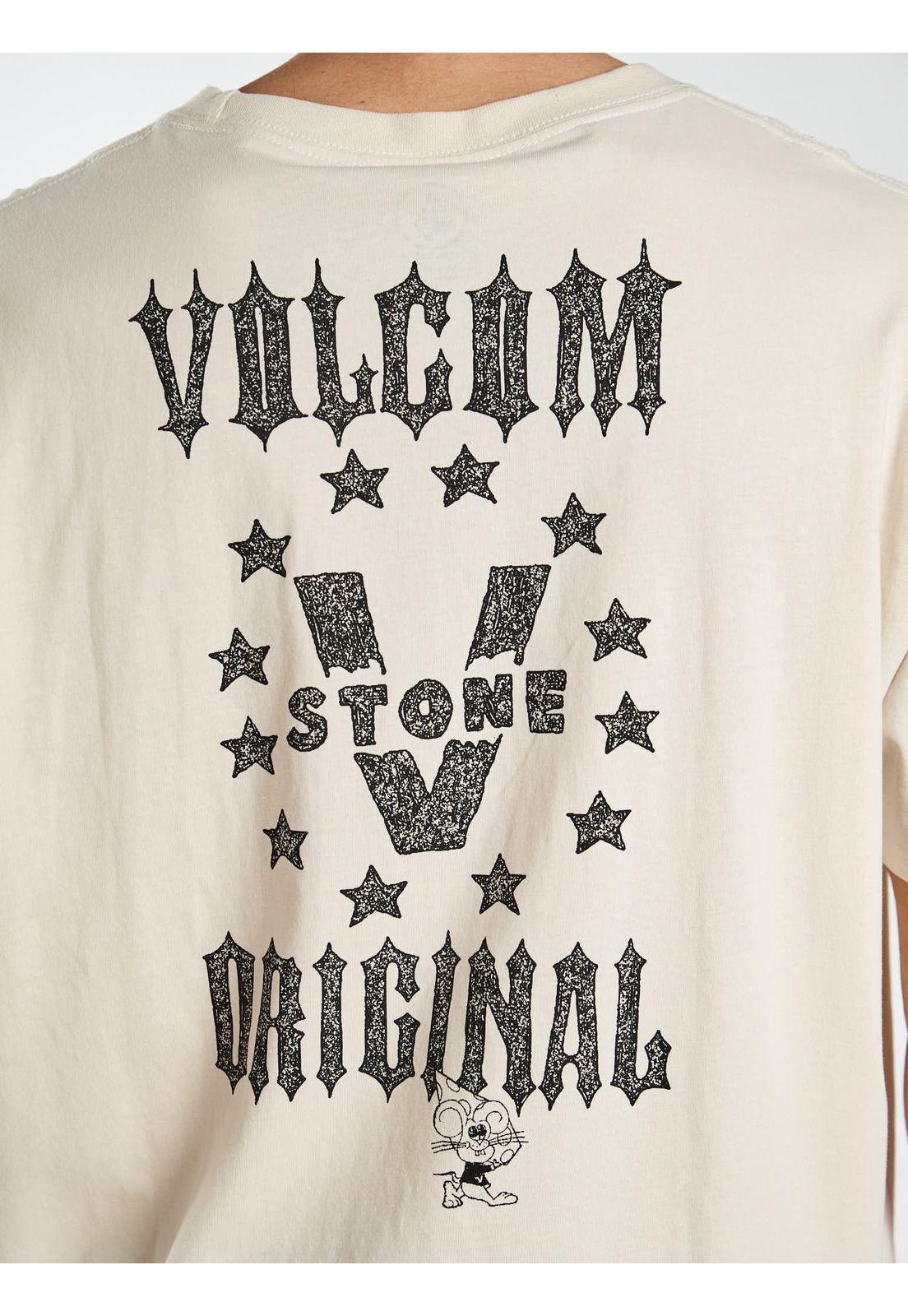 Polera Oversize Eyecansee Blanco Hombre Volcom-3