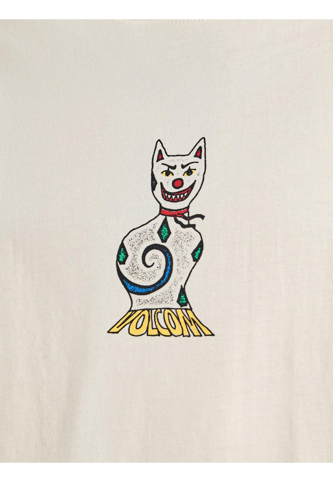 Polera Oversize Eyecansee Blanco Hombre Volcom-5