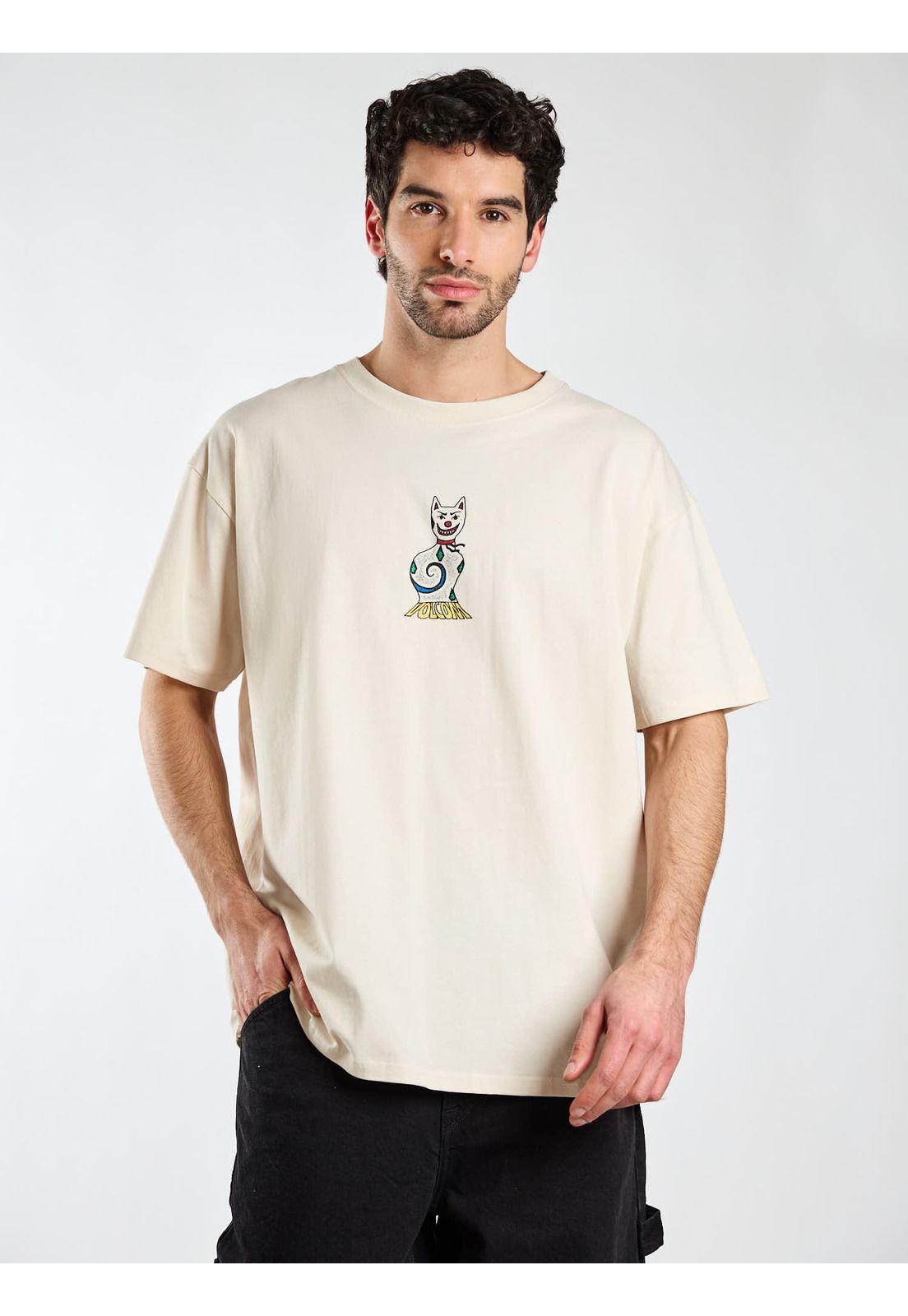 Polera Oversize Eyecansee Blanco Hombre Volcom-6
