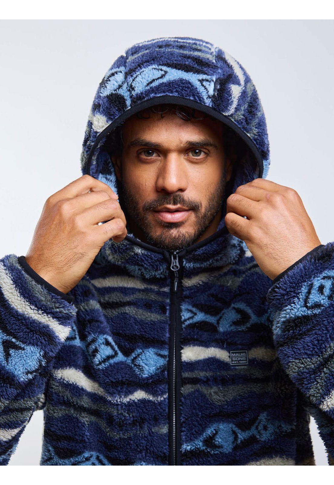 Poleron Chiporro Ancestral Multicolor Hombre Maui And Sons-3