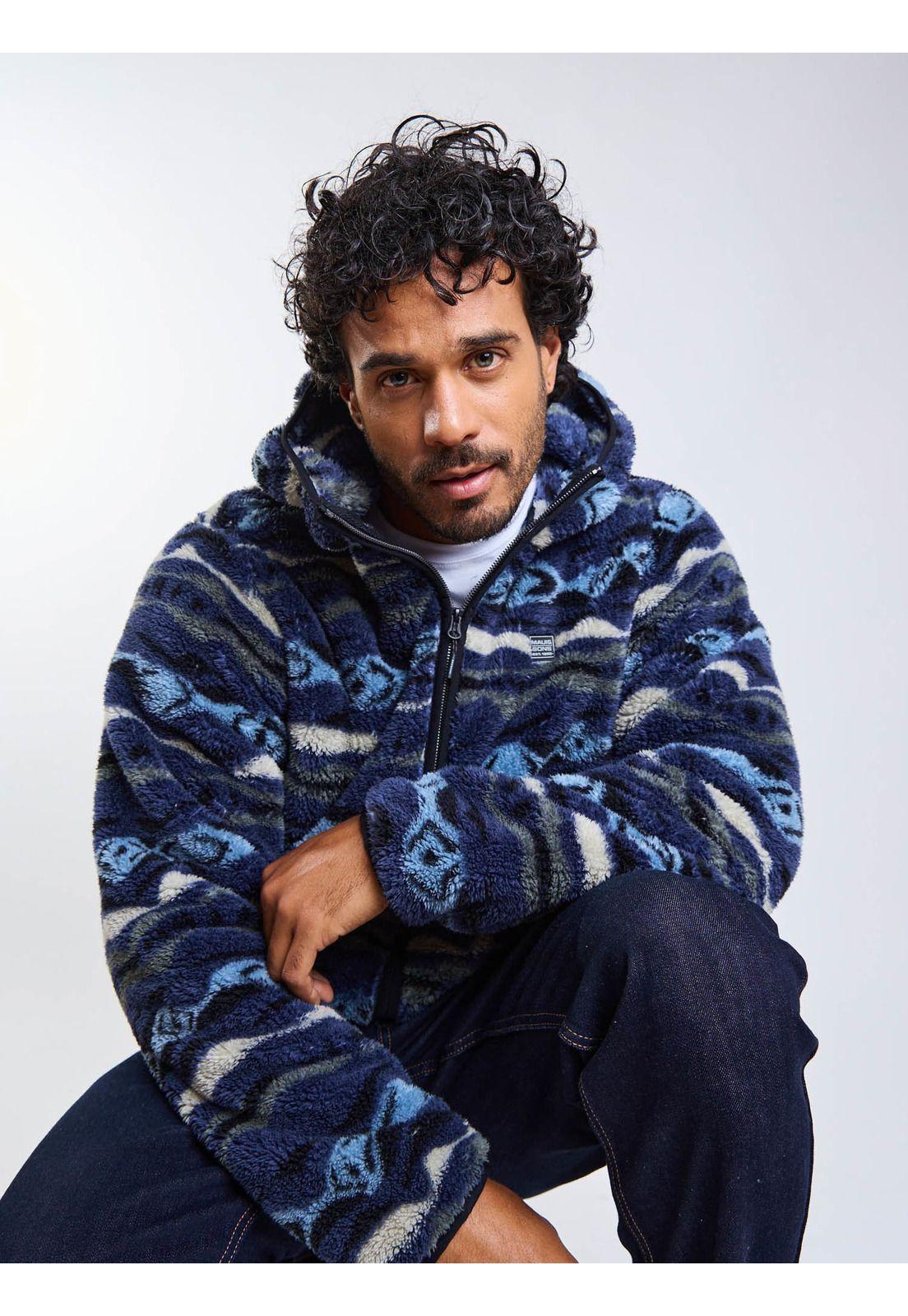 Poleron Chiporro Ancestral Multicolor Hombre Maui And Sons-6