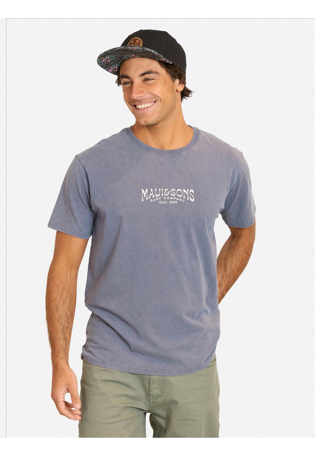 Polera MC Fahel Azul Hombre Maui And Sons-0