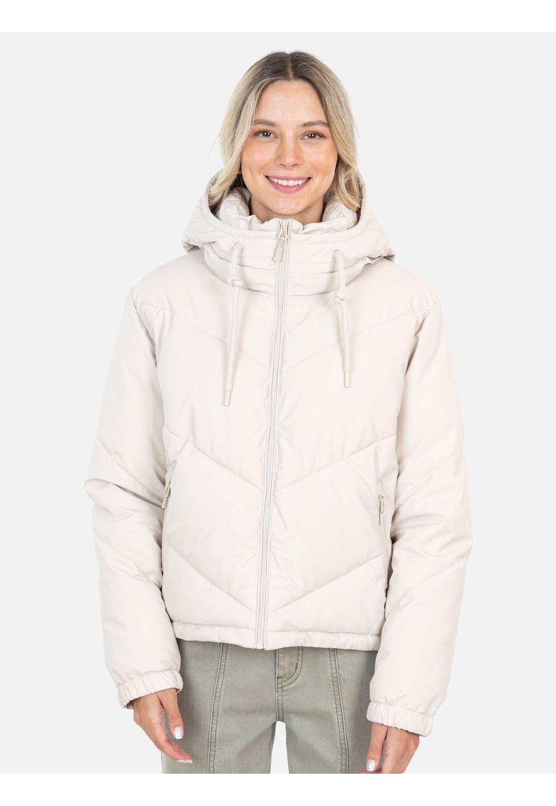 Parka Glaciar Beige Mujer Maui And Sons-0