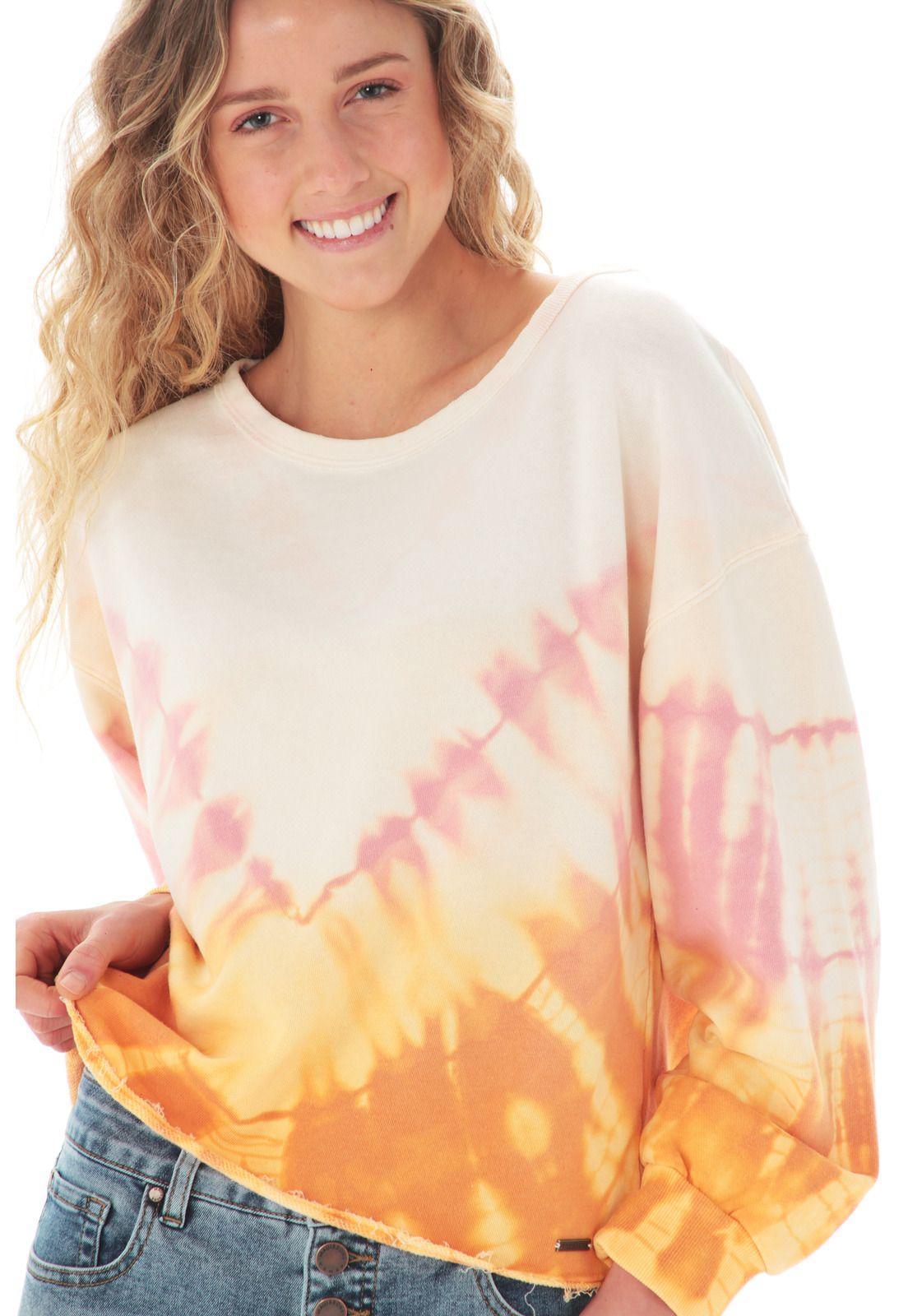 Poleron Cuello Redondo Mujer 5O684-WV21 Naranja-2