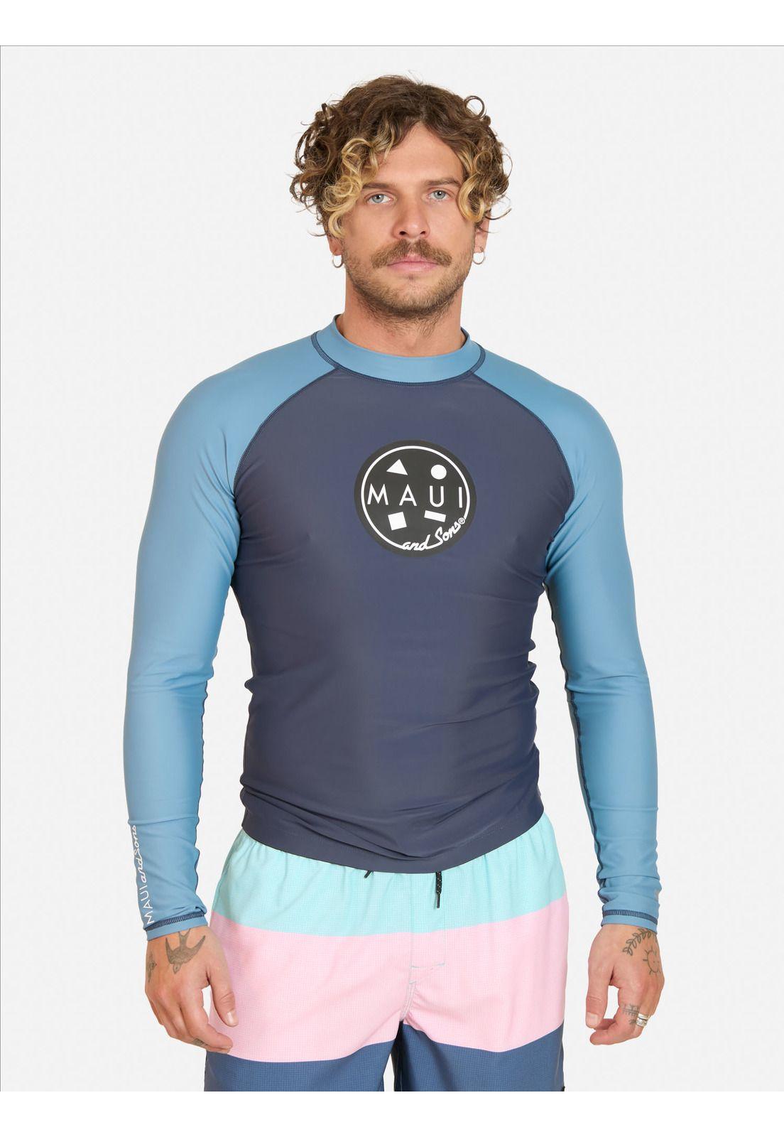 Polera UVP Lokai Azul Hombre Maui And Sons-0