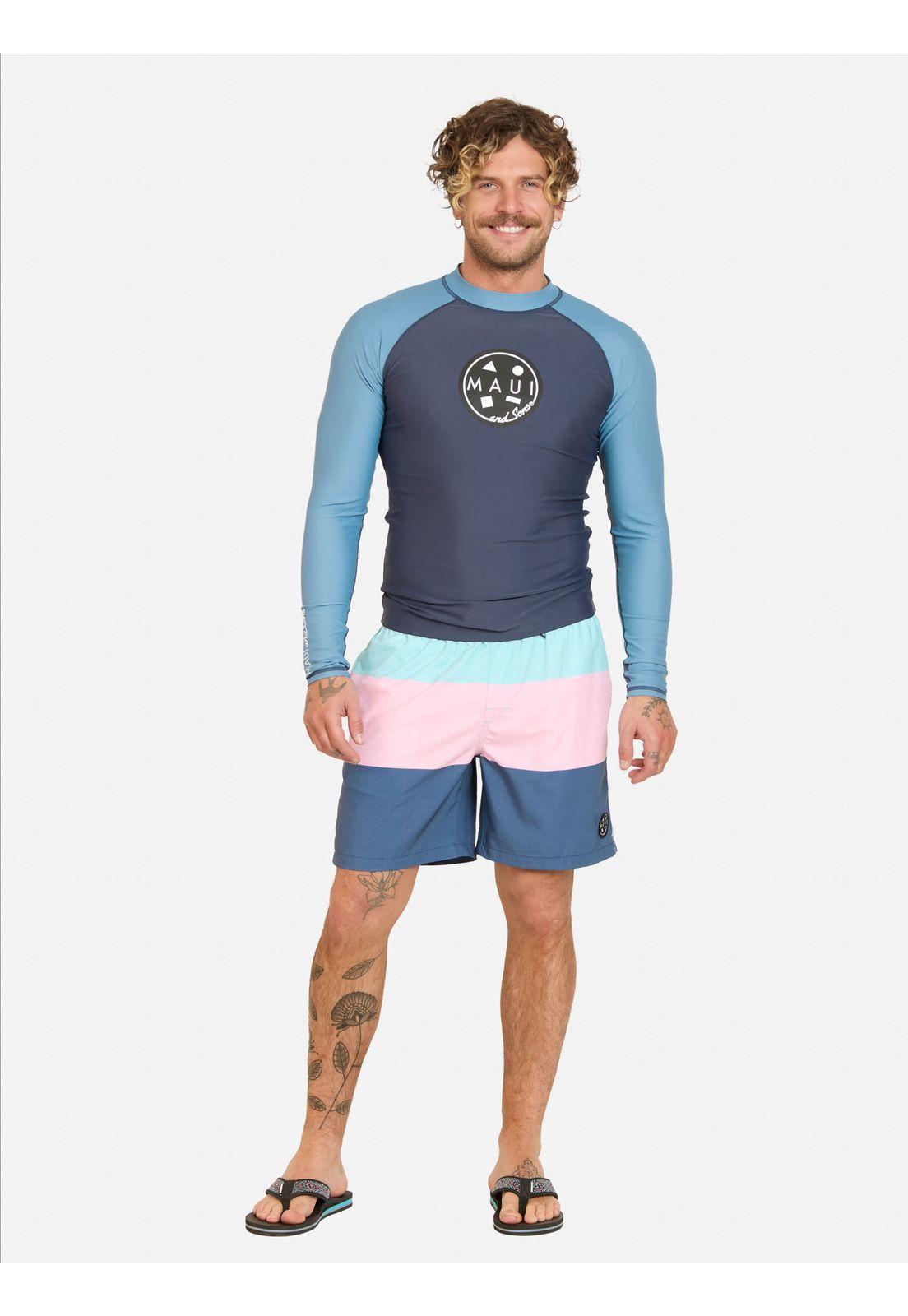 Polera UVP Lokai Azul Hombre Maui And Sons-3