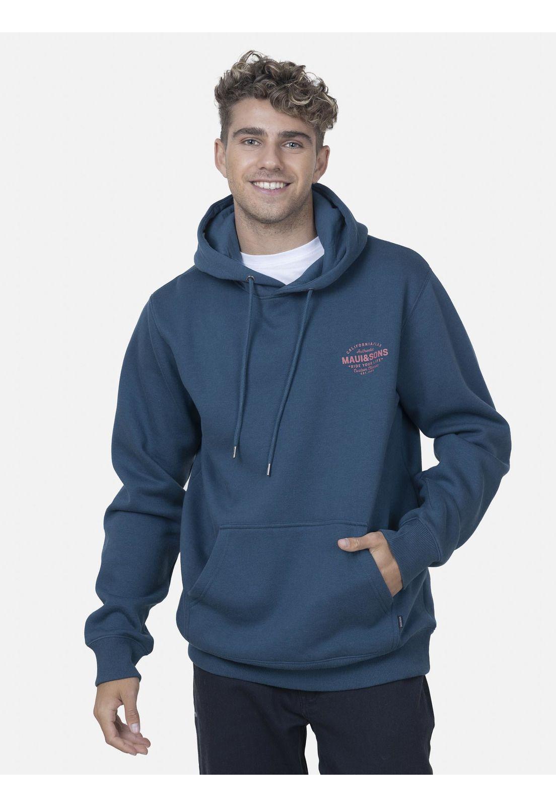 Canguro Hombre W Century FULL ZIPPER Azul Marino Maui and Sons-0