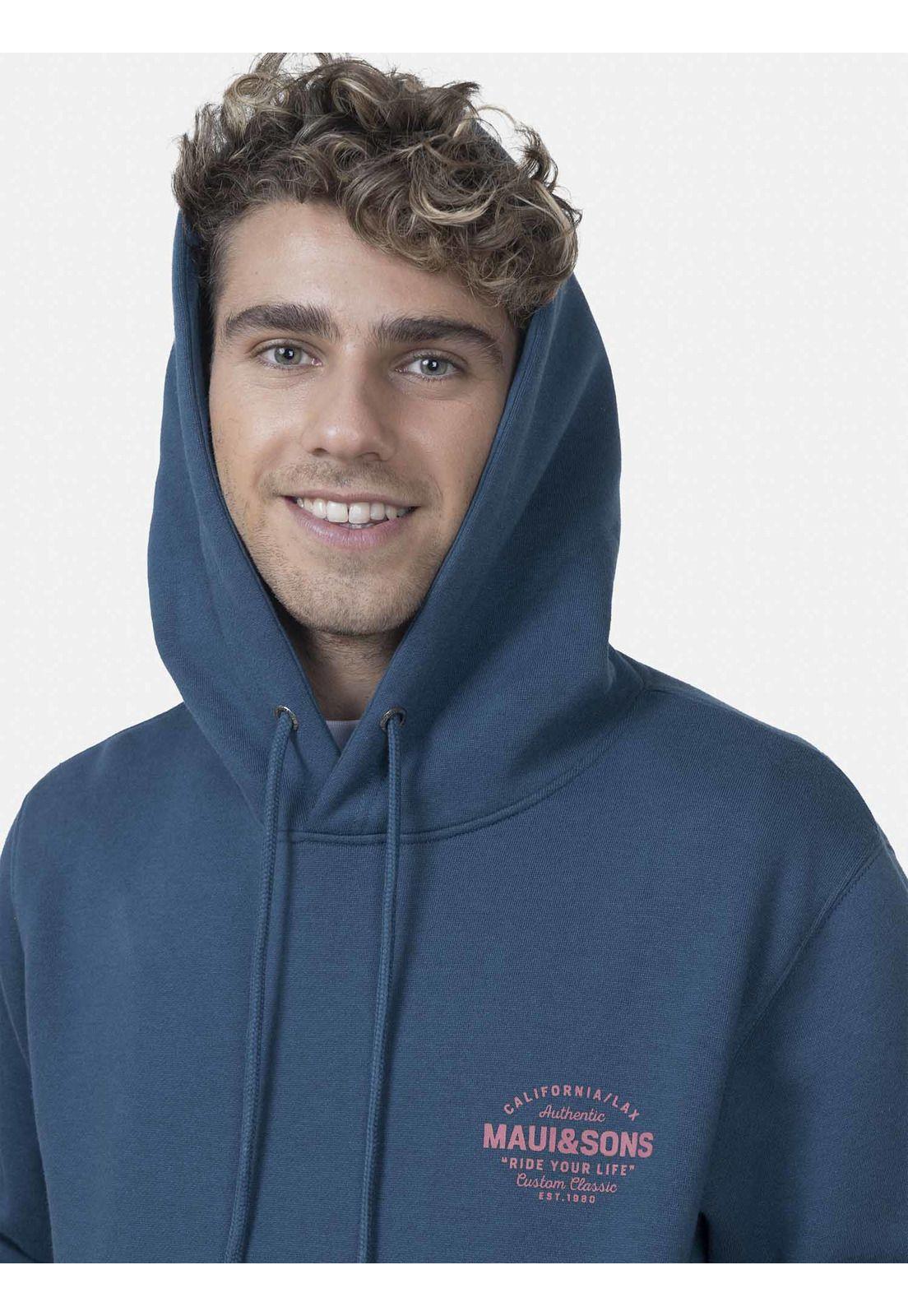 Canguro Hombre W Century FULL ZIPPER Azul Marino Maui and Sons-2