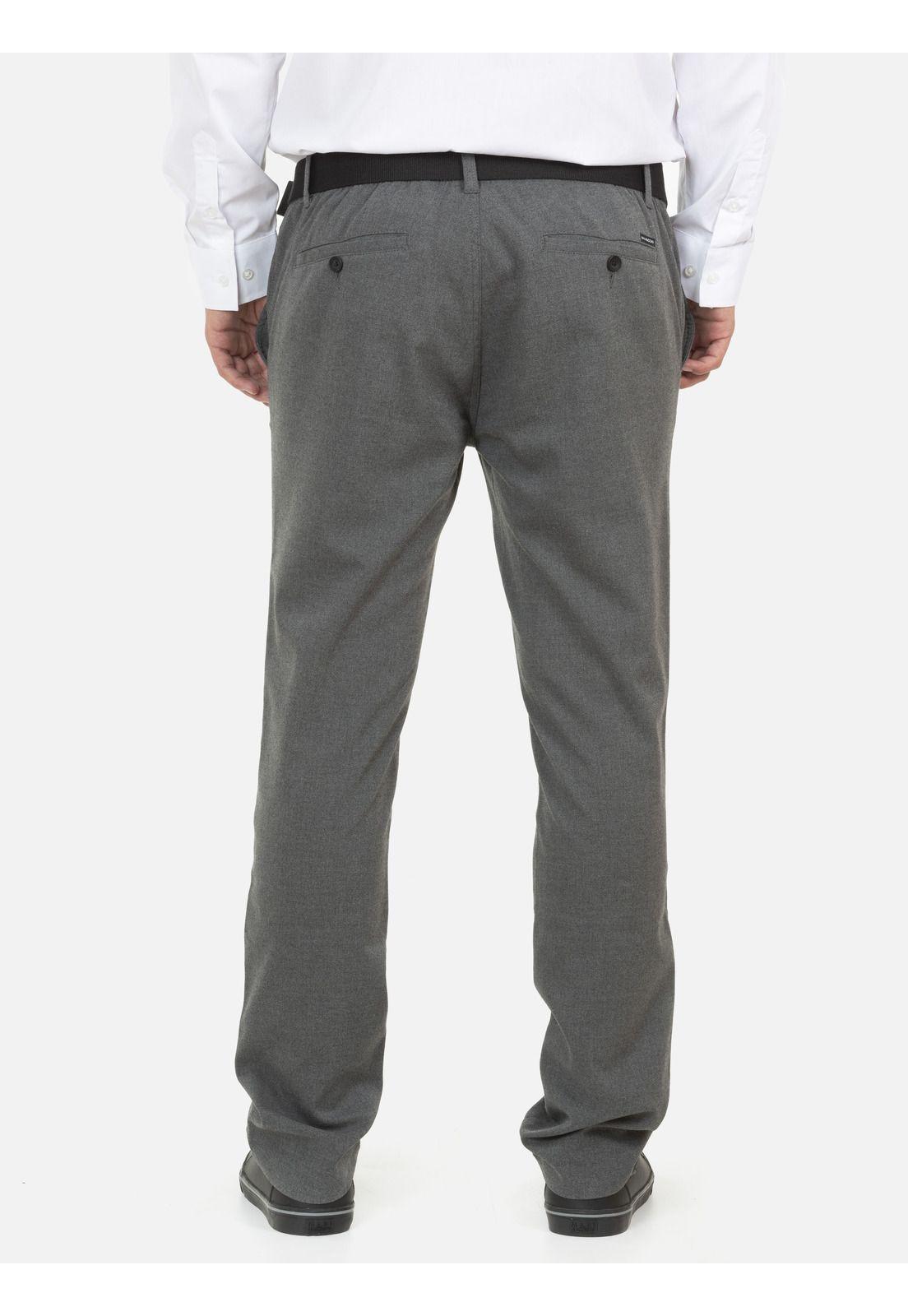 Pantalon Escolar Skinny Hombre Gris Maui and Sons-1