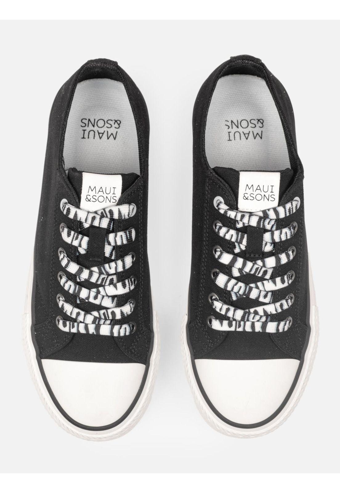 Zapatilla Stellaris Negro Mujer Maui And Sons-4