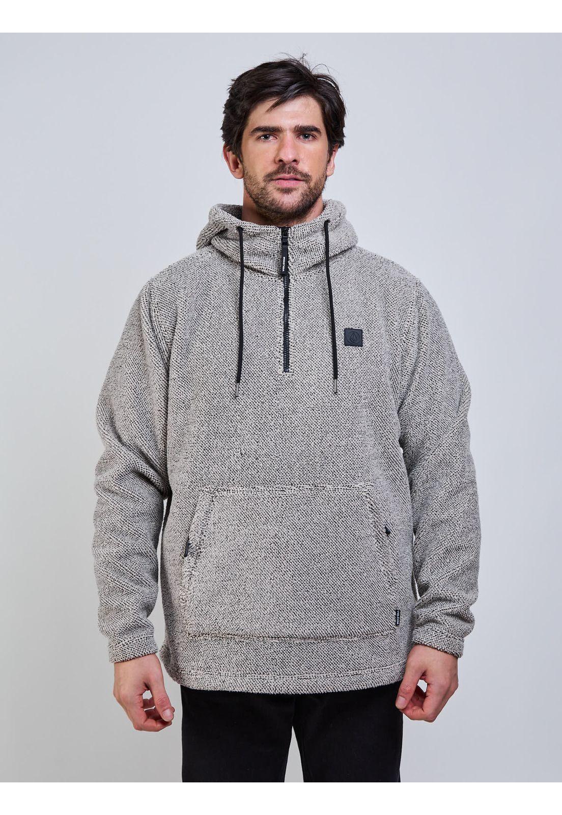 Poleron Bonded Rip Tone Beige Hombre Volcom-0