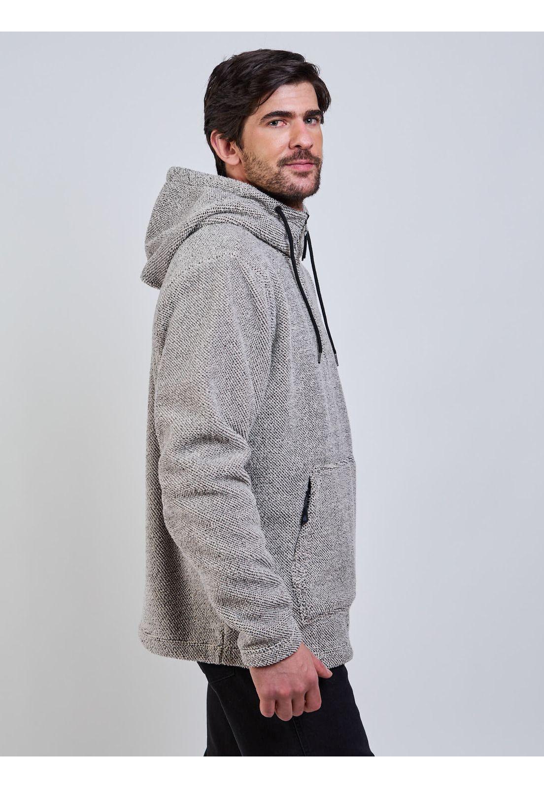 Poleron Bonded Rip Tone Beige Hombre Volcom-2