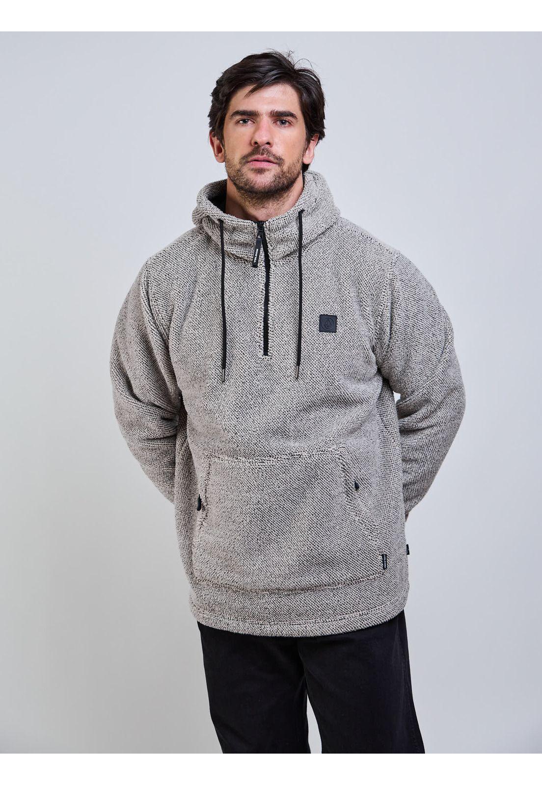 Poleron Bonded Rip Tone Beige Hombre Volcom-6
