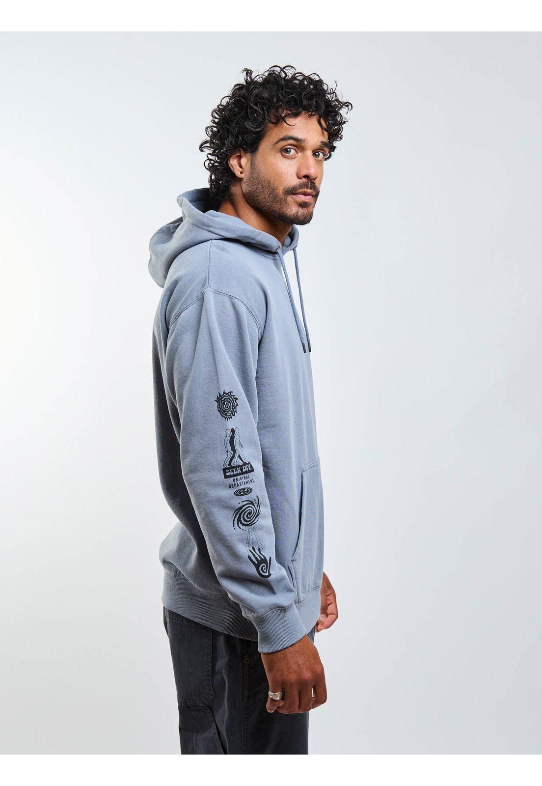 Poleron Canguro Seek Gris Hombre Maui And Sons-6