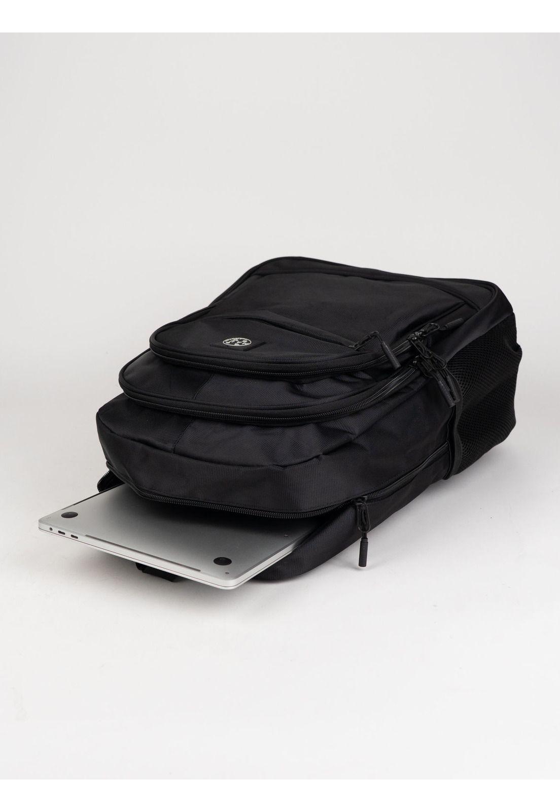 Mochila Escolar Seaka Negro Hombre Maui and sons-3