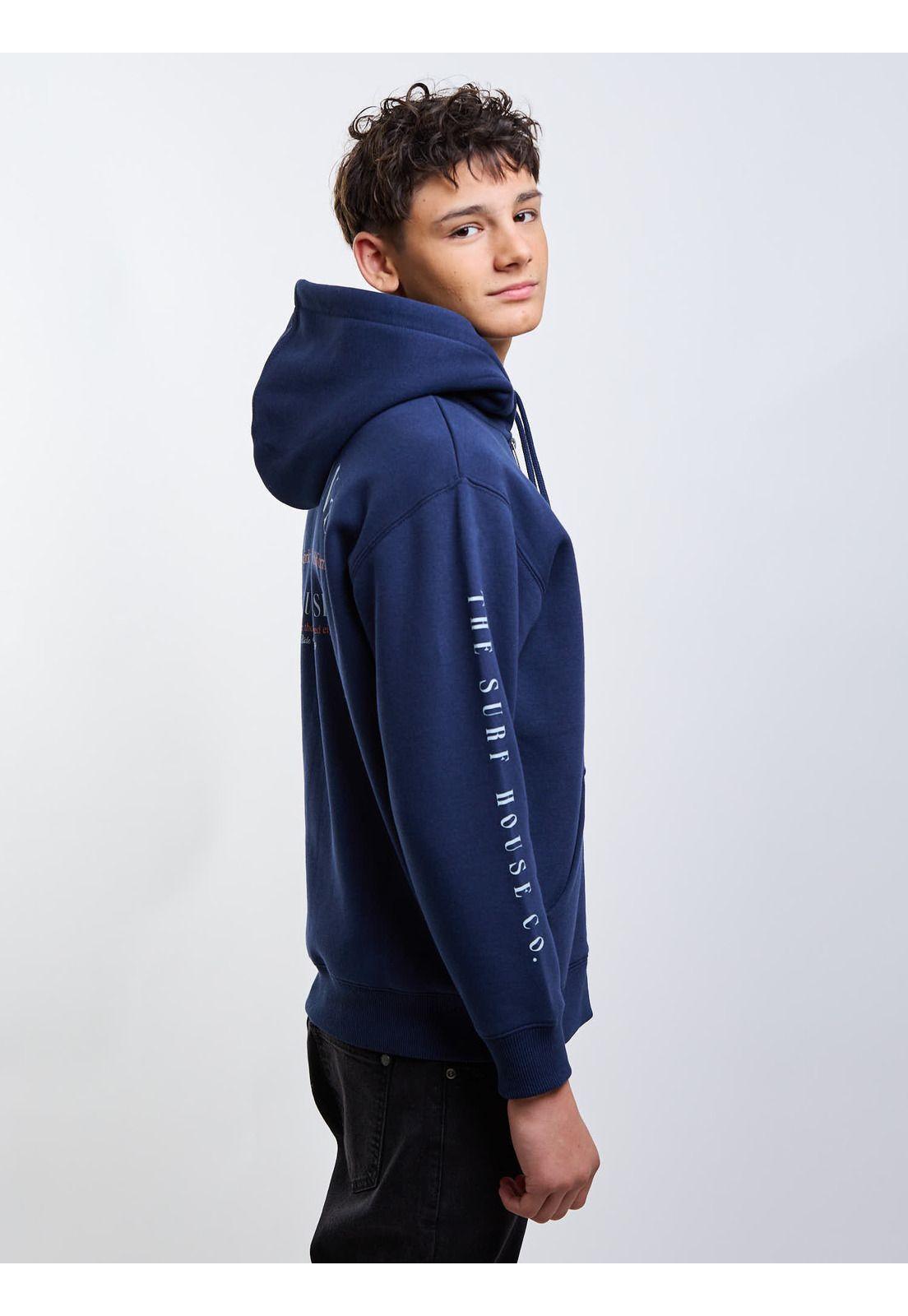 Poleron FZ Wildshore Azul Infantil Maui And Sons-2