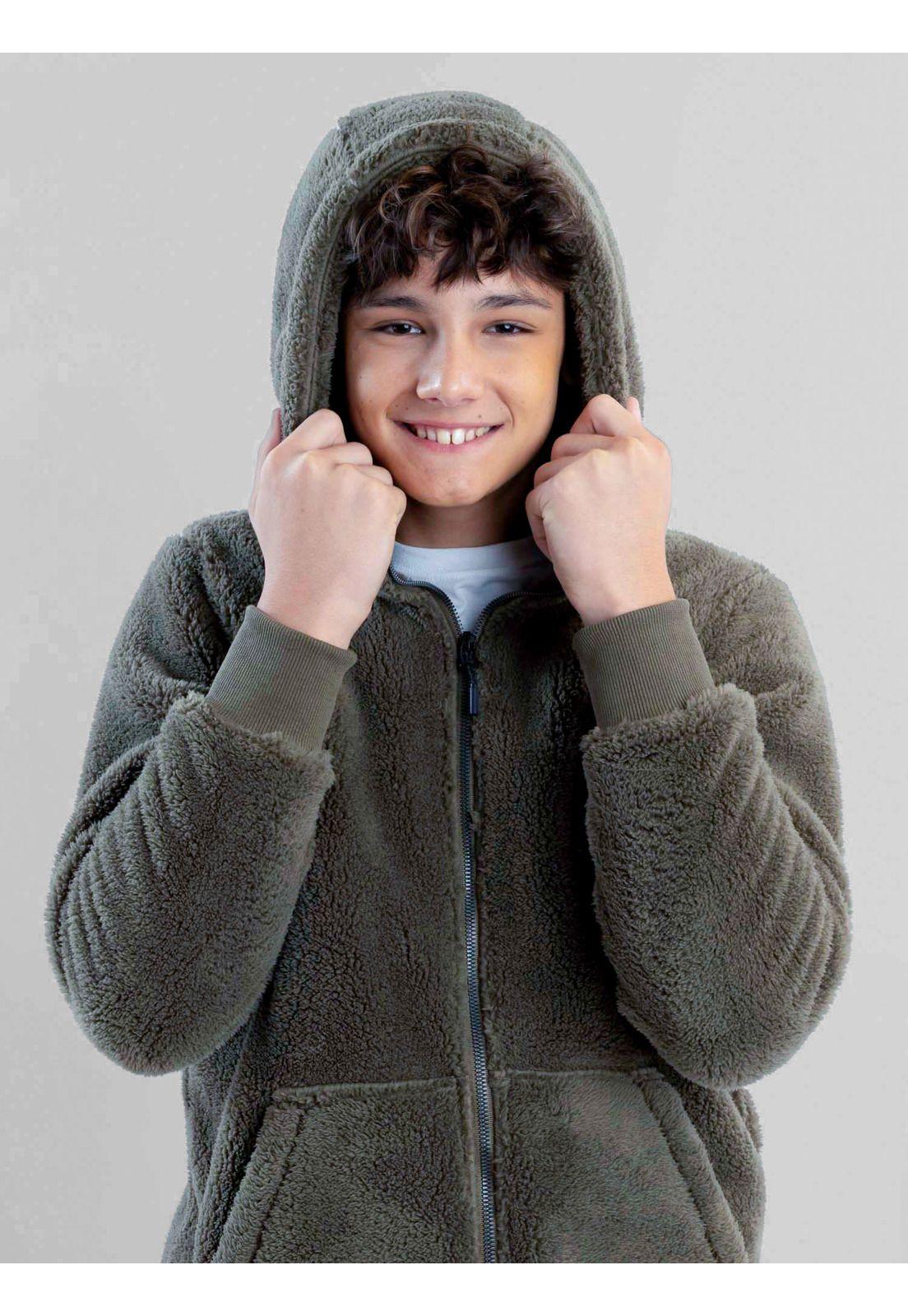 Poleron Chiporro Aerial Verde Infantil Maui And Sons-3