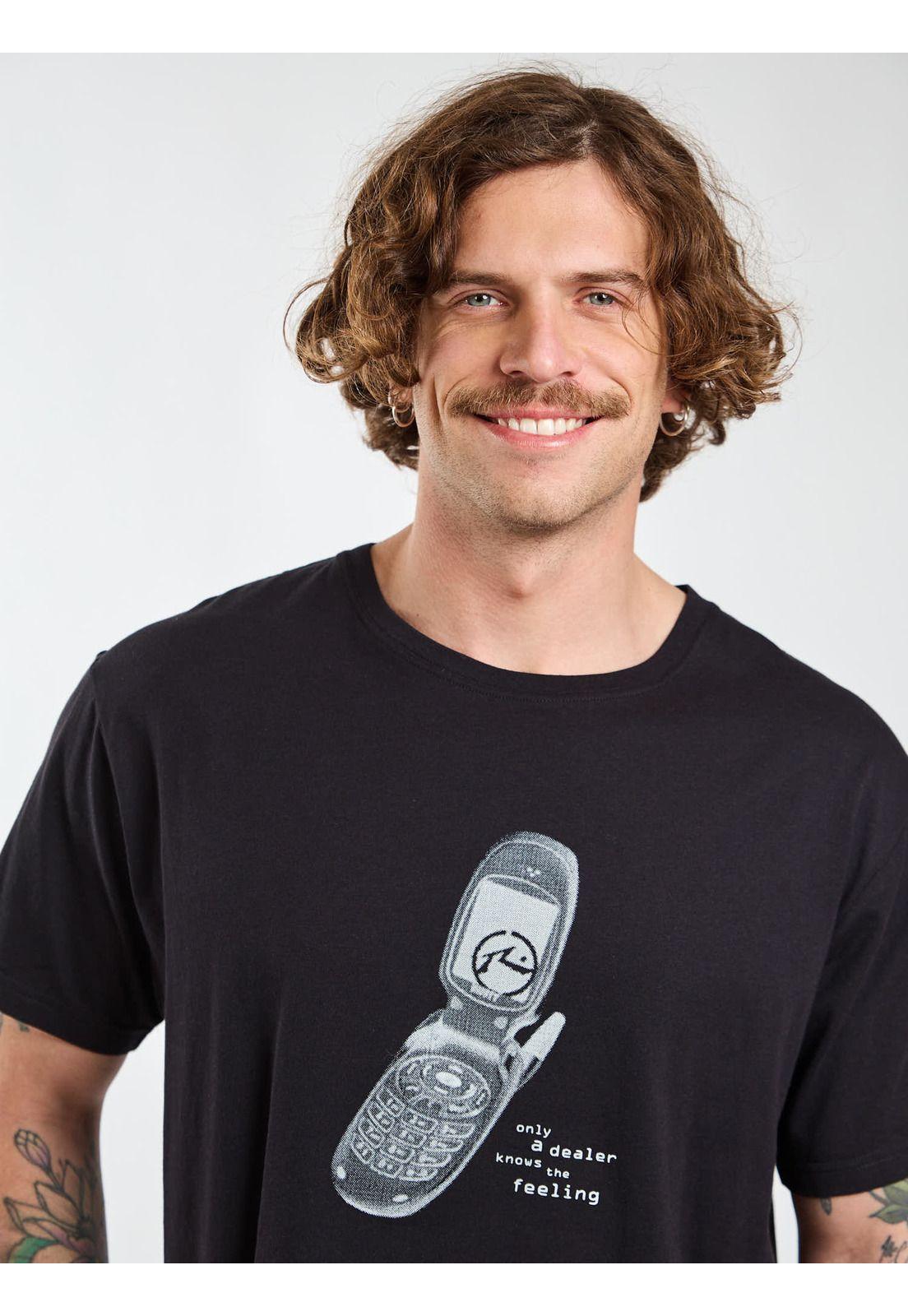 Polera MC Reef Negro Hombre Rusty-3