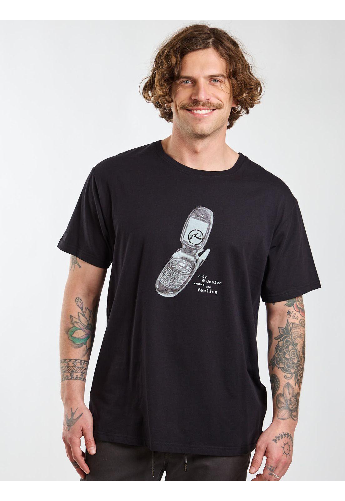 Polera MC Reef Negro Hombre Rusty-5