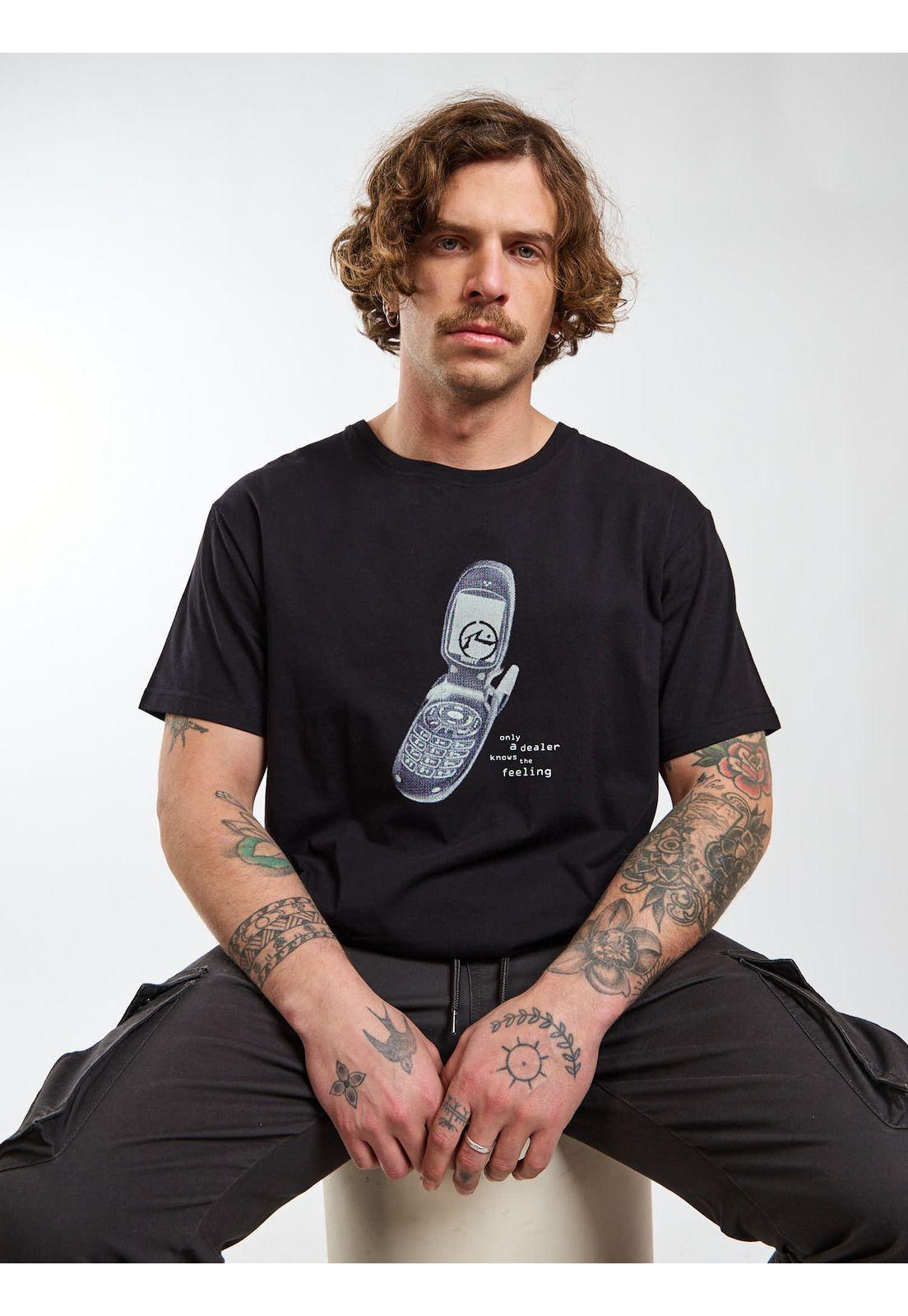 Polera MC Reef Negro Hombre Rusty-6