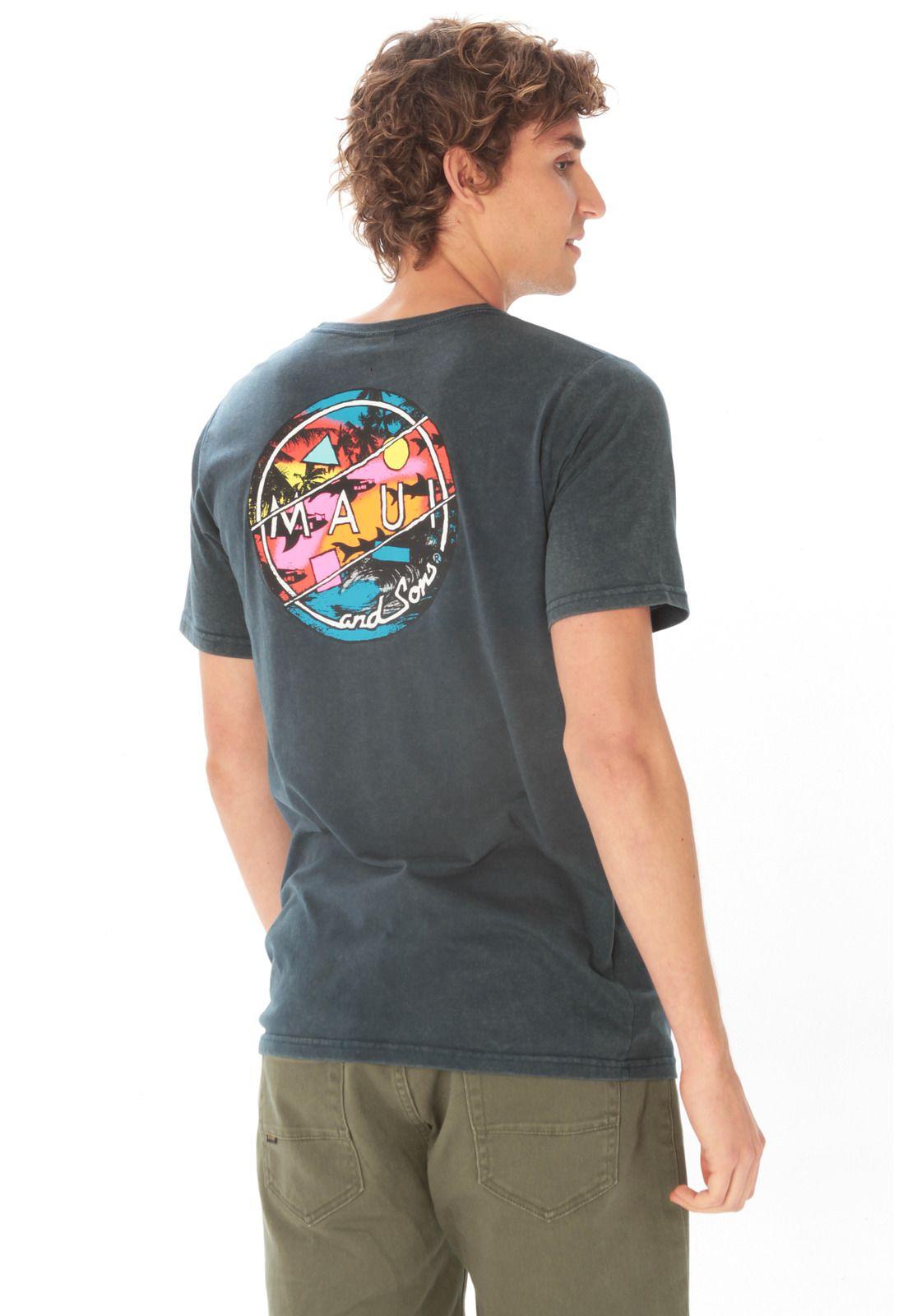 Polera Hombre Maui 5P1060-MV21 Azul-1