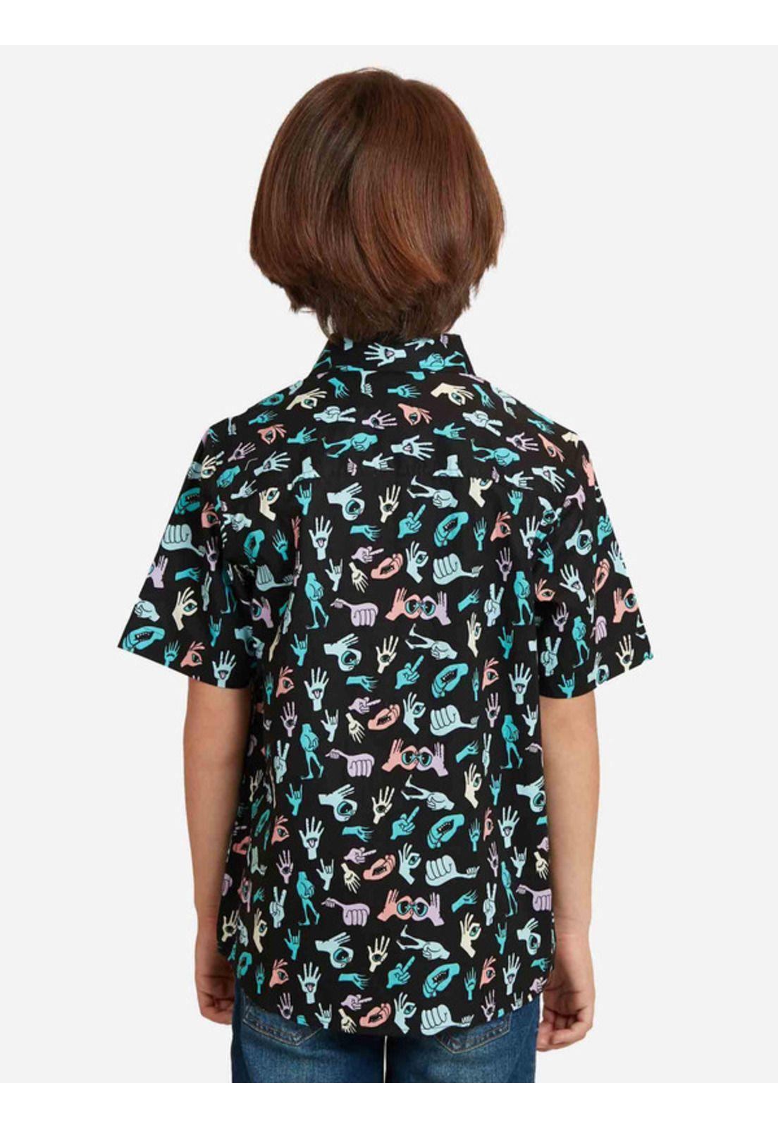 Camisa Azy Hand Shirt Niño Multicolor Maui And Sons-1