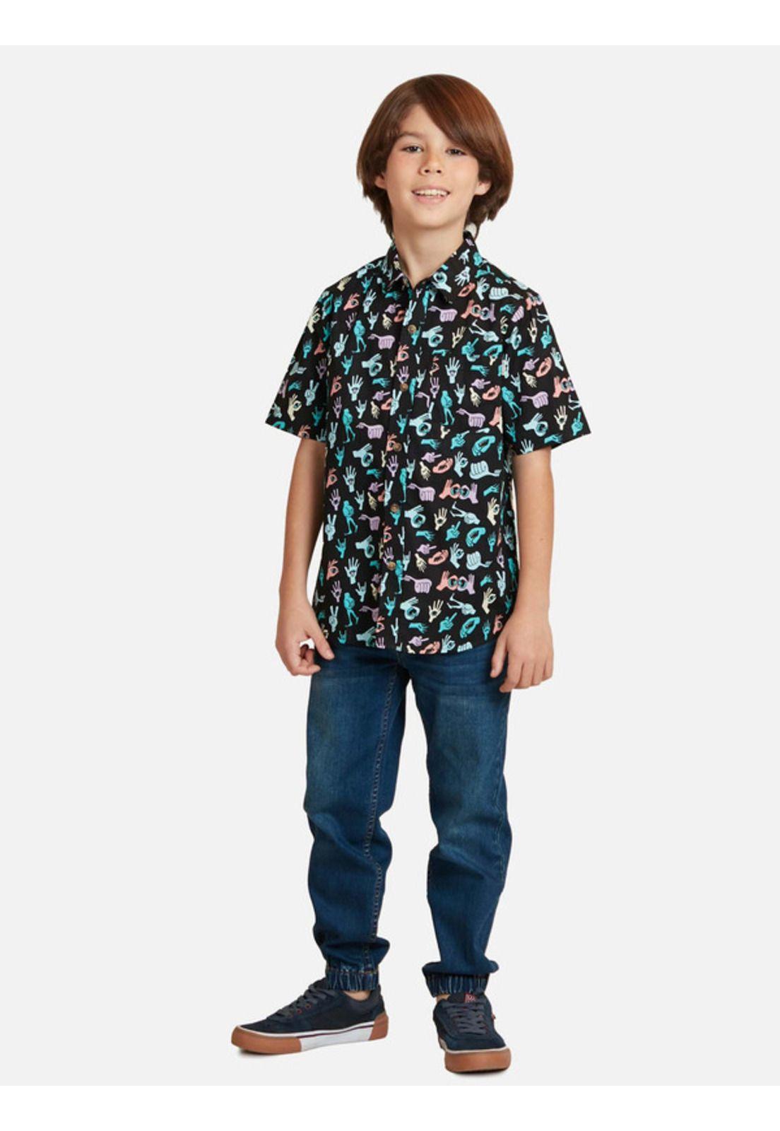 Camisa Azy Hand Shirt Niño Multicolor Maui And Sons-3